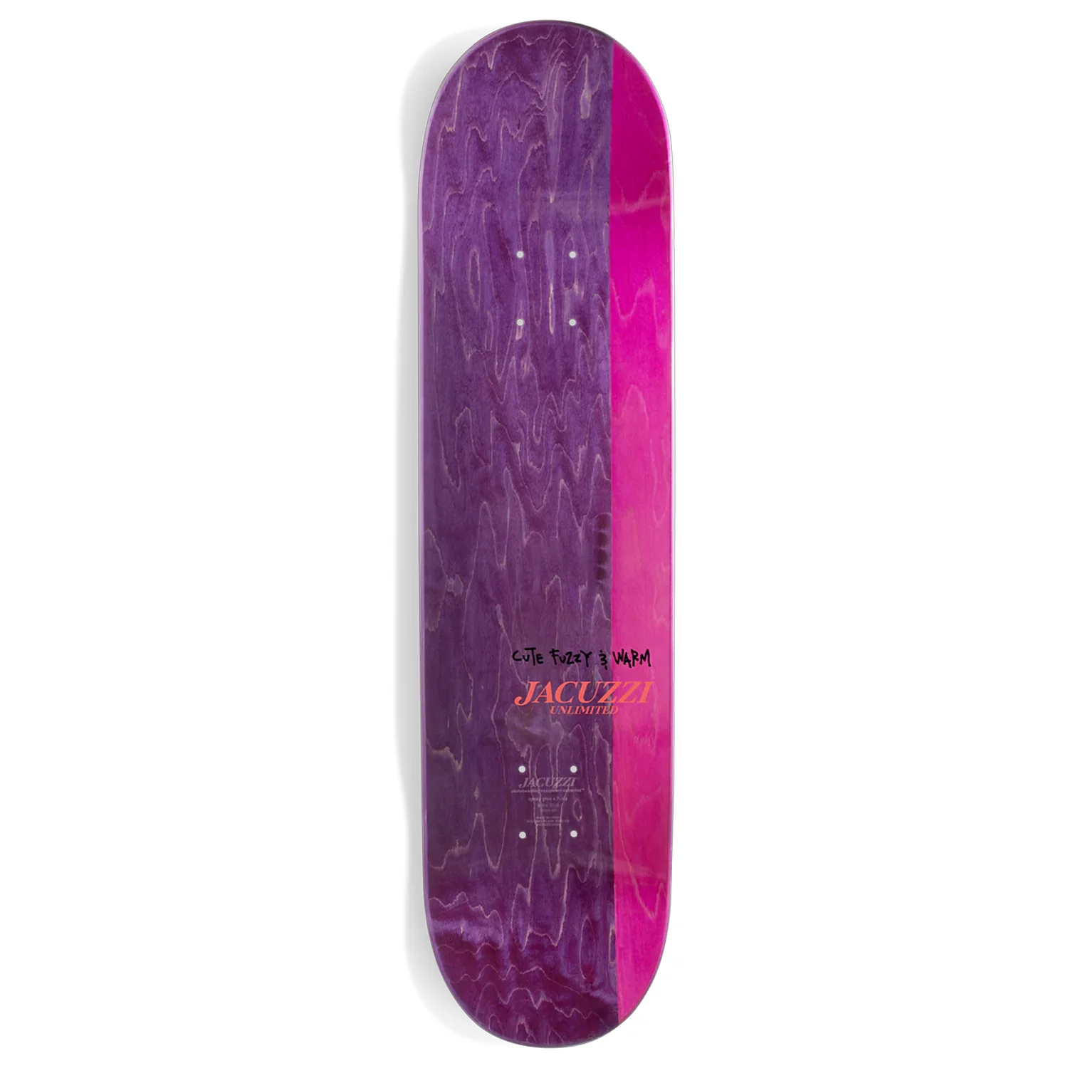 Jacuzzi Skateboard Deck Pur Purple 8.25" x 32" - Image 2