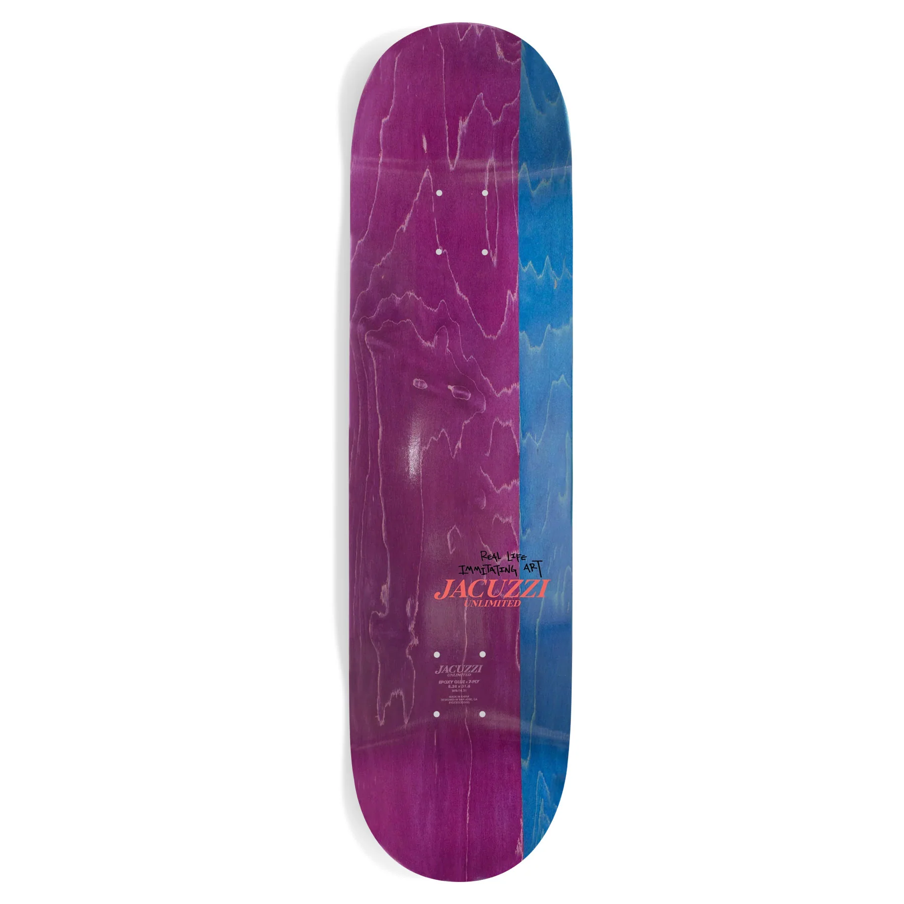 Jacuzzi Skateboard Deck Work Horse 9" x 32.1" - Image 2