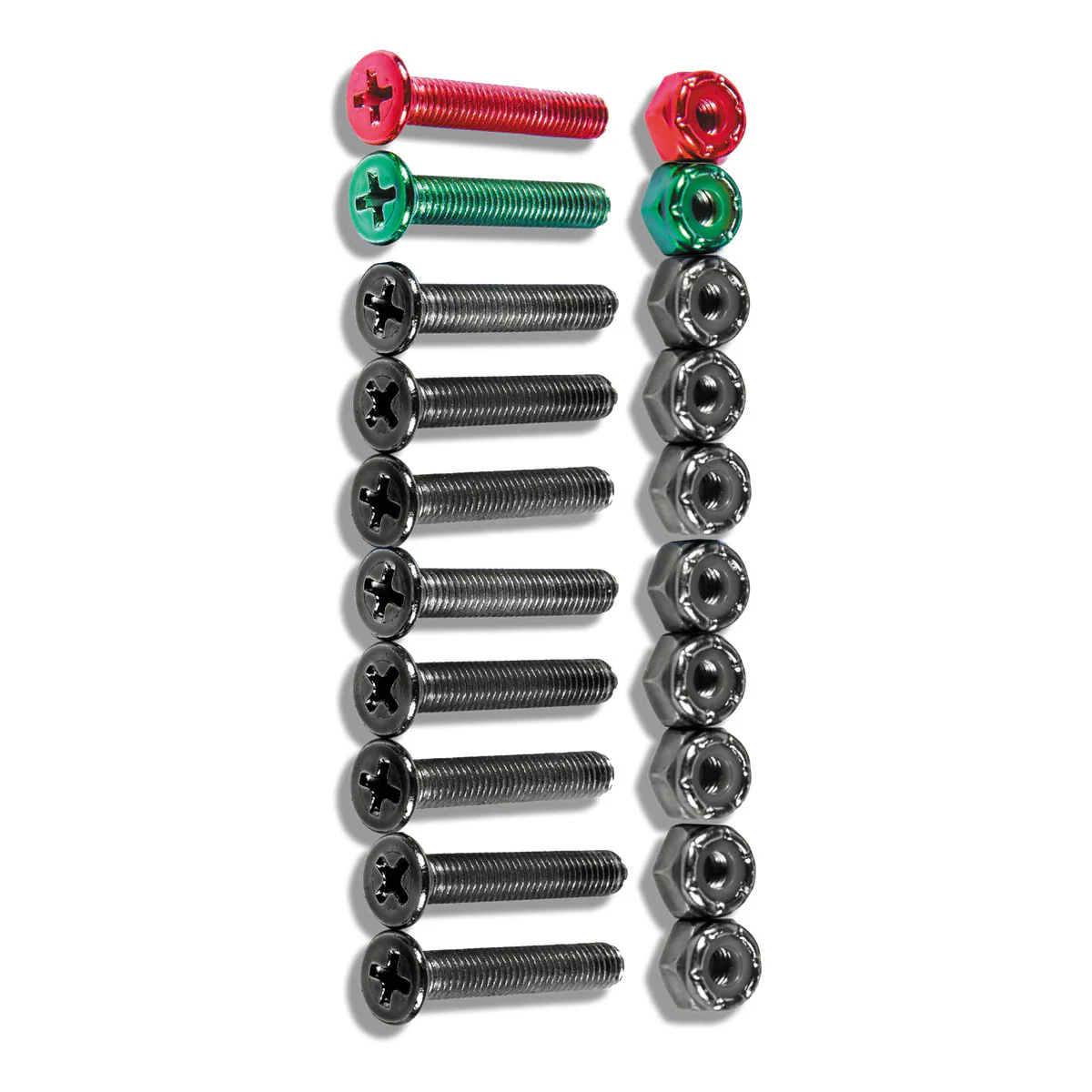 Jacuzzi Skateboard Hardware Dark Wave Phillips Black/Multi 1" - Image 2