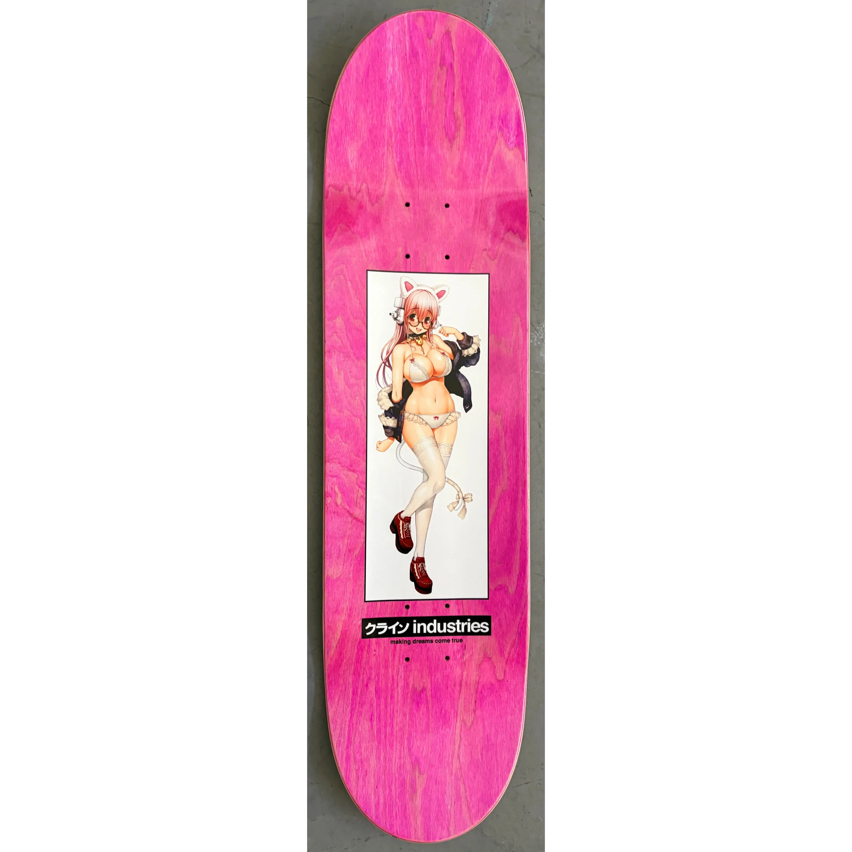 JK Industries Skateboard Complete Cat Girl Sonico 8.5" x 32.25" - Image 2