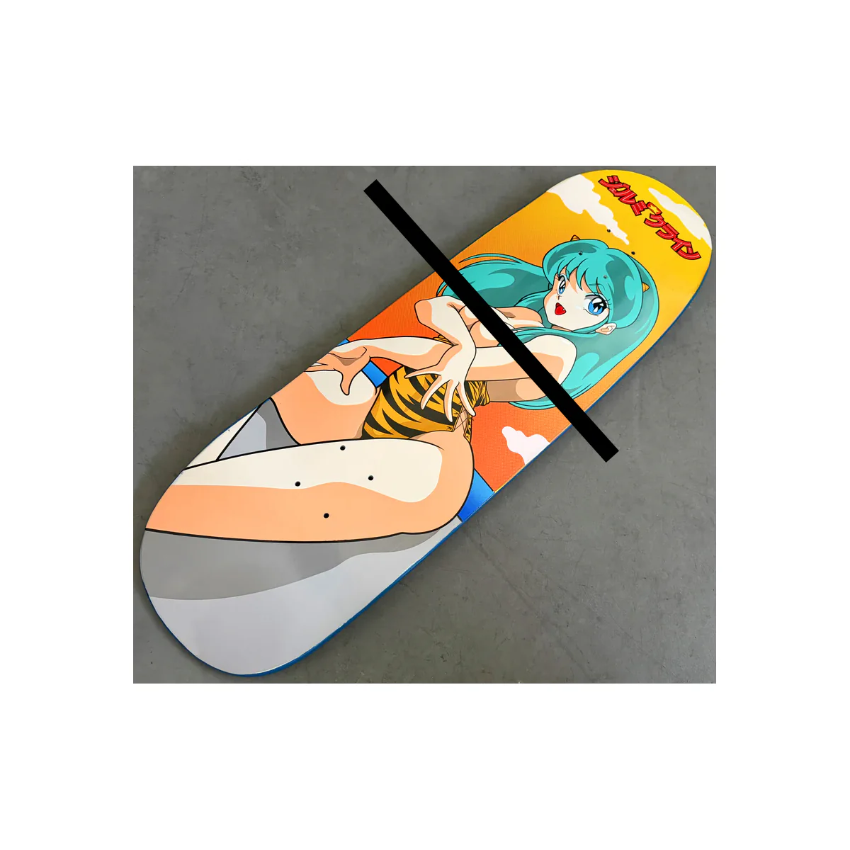JK Industries Skateboard Complete Lum Chan Beach Shaped 9.5" x 31.75" - Image 3