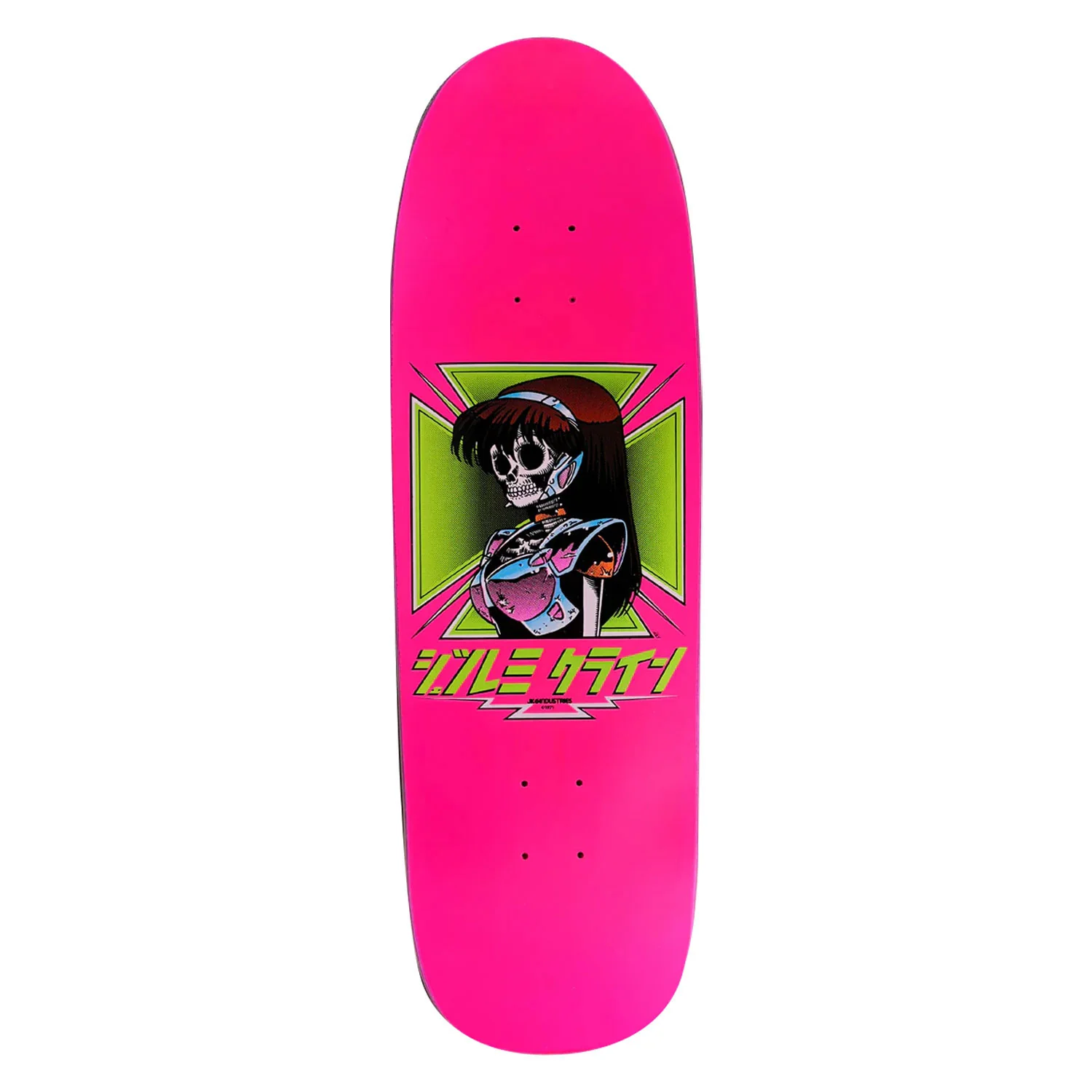 JK Industries Skateboard Deck Dream Hawk Pink 9.5" x 31.75" Hook Ups