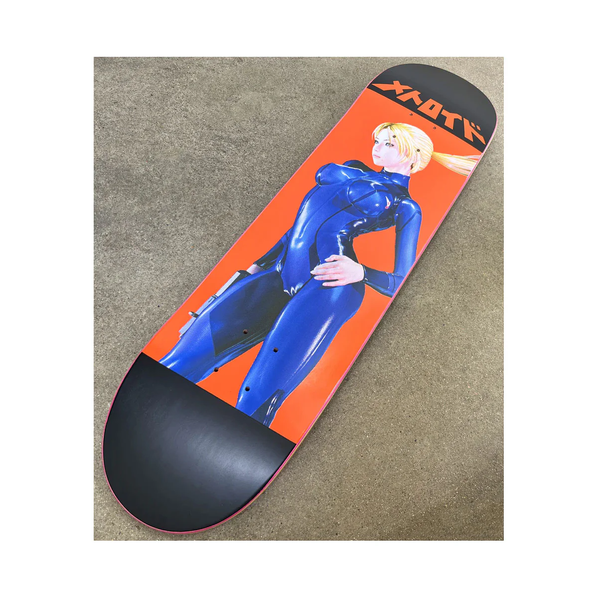 JK Industries Skateboard Deck Samus Zero Suit 8.5" x 32.25" - Image 4