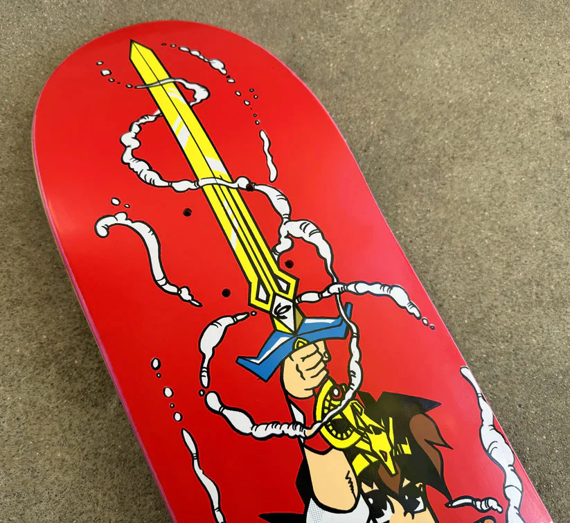 JK Industries Skateboard Deck Wataru 7.75" x 31" Hook Ups - Image 4
