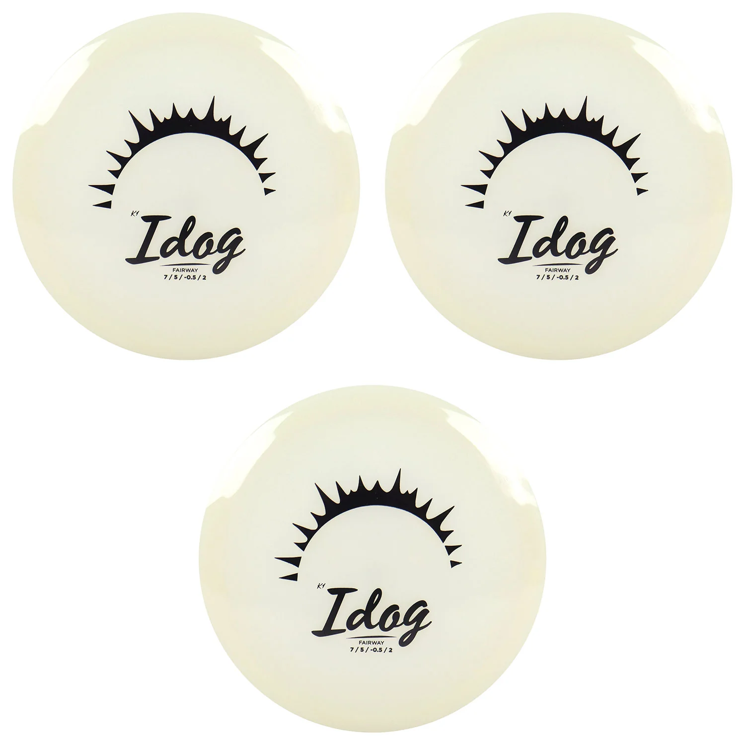 Kastaplast Disc Golf K1 Glow Idog Fairway Driver 7/5/-0.5/2 - Choose Exact Disc