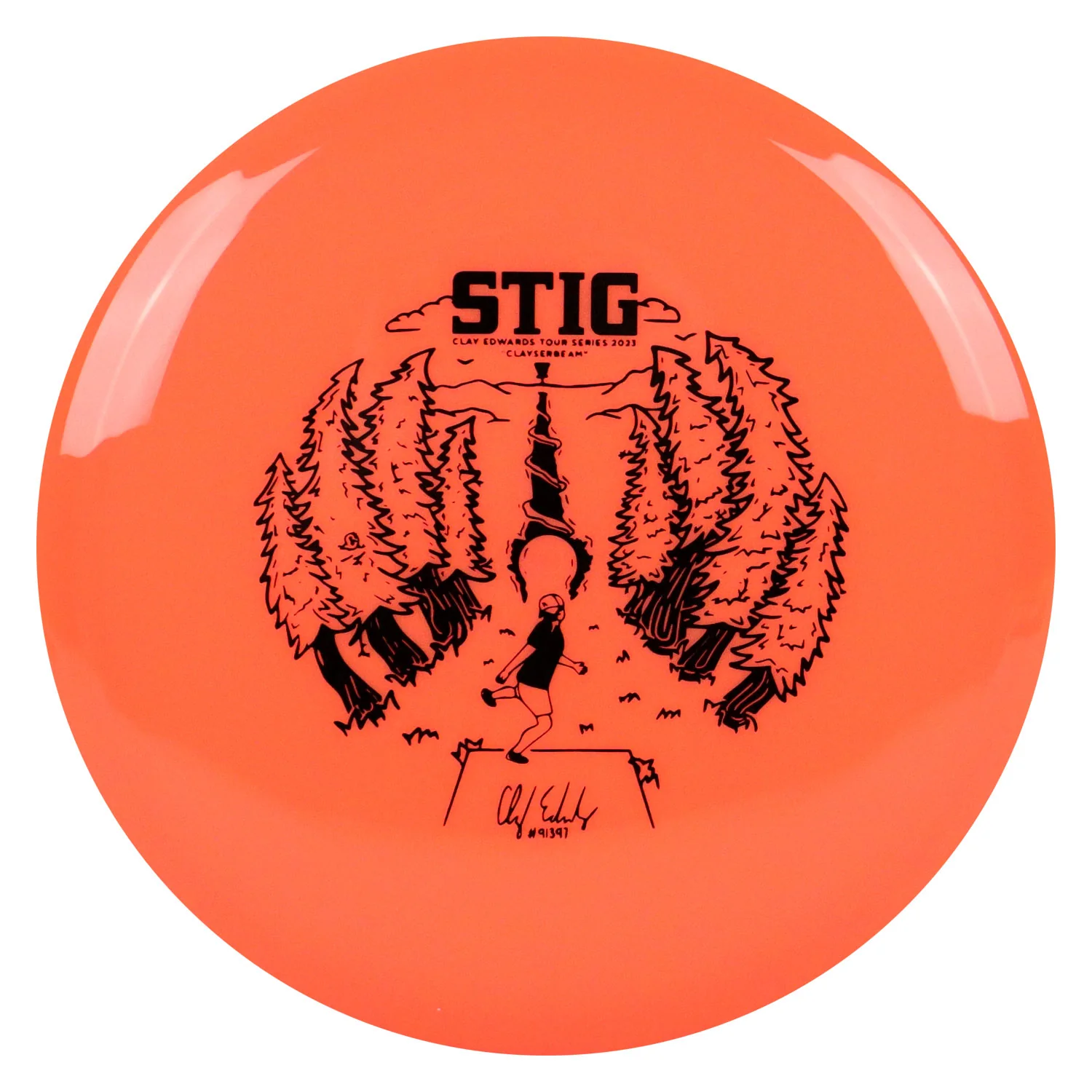 Kastaplast Disc Golf K1 Hard Stig - Clay Edwards Tour Series 2023