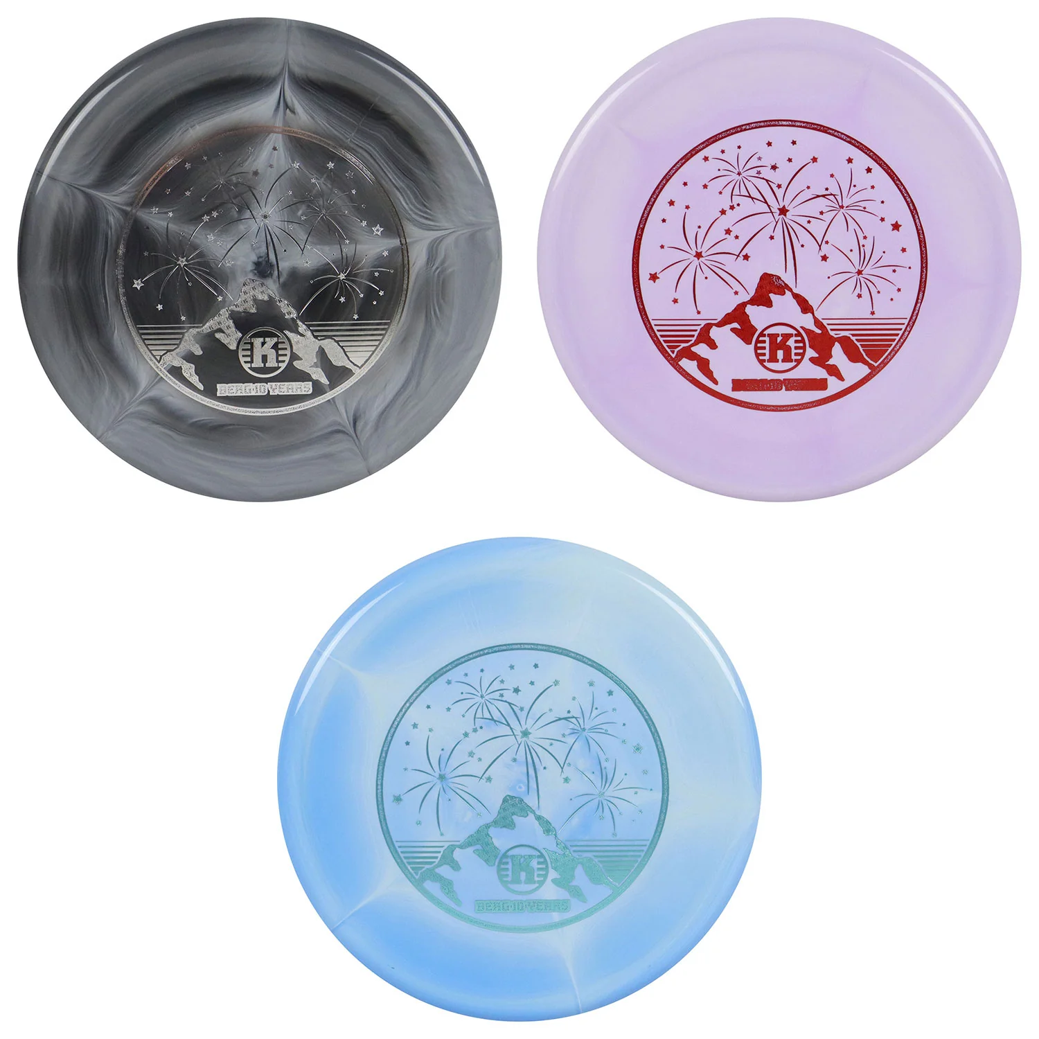 Kastaplast Disc Golf K1 Swirl Berg 10 Year Edition Putter 1/1/0/2