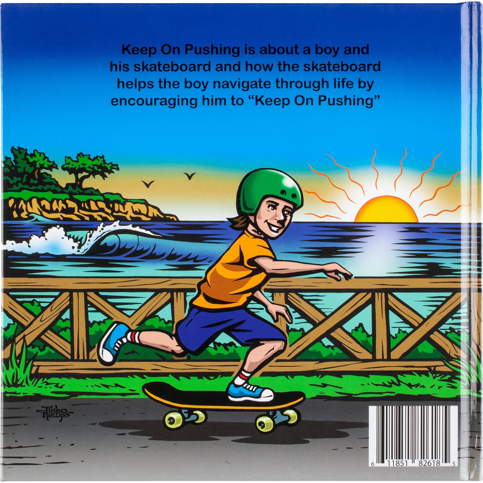 Keep On Pushing Hardcover Book by Jimbo Phillips - Image 3
