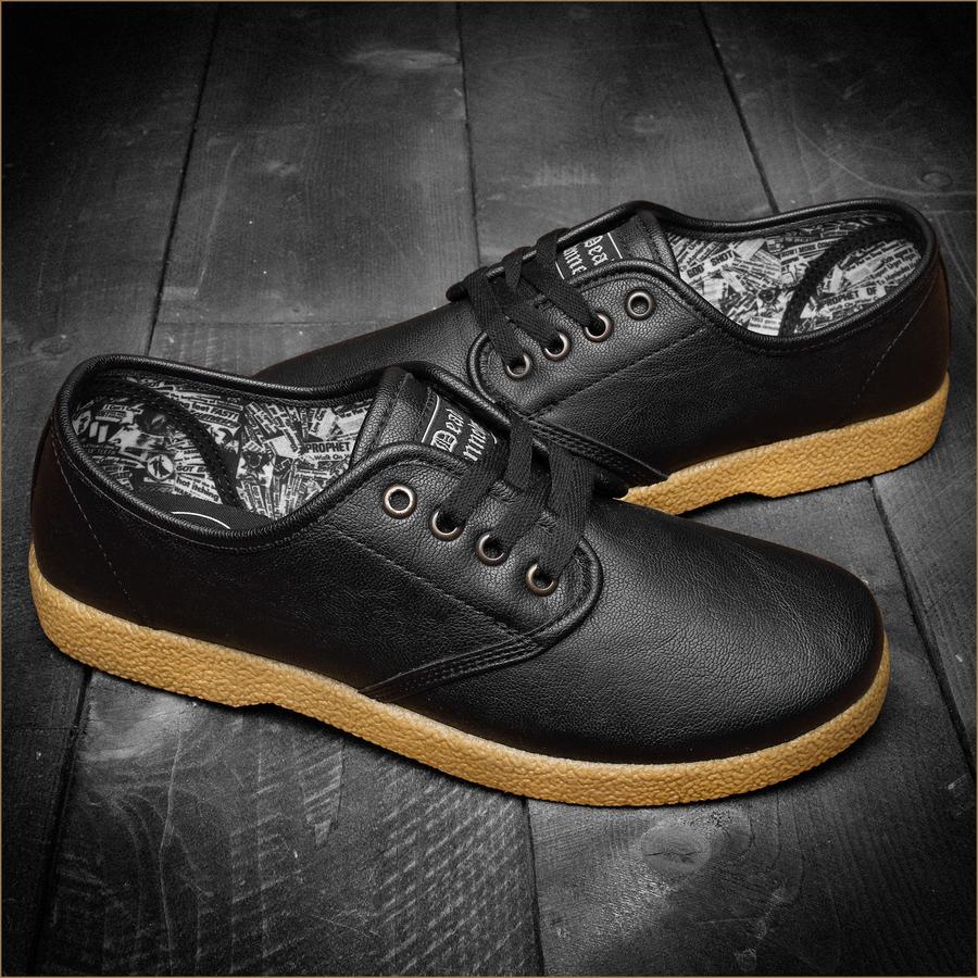 Kingston Union Vegan Shoes The Wino Black/Gum Dead Kennedys Mens - Image 2