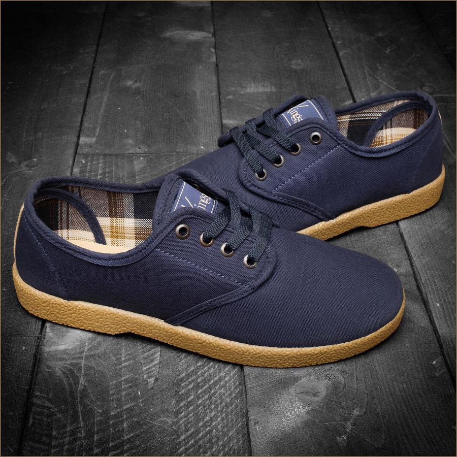 Kingston Union Vegan Shoes The Wino Navy/Gum Jason Adams Mens - Image 2
