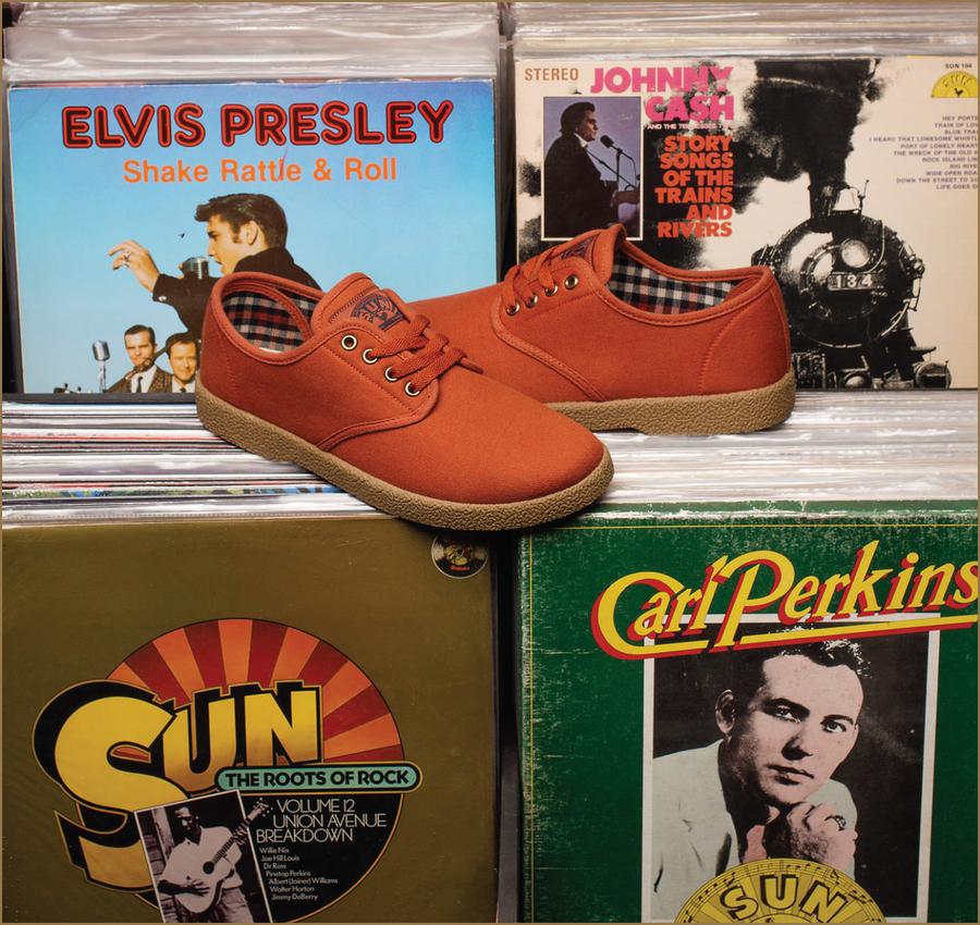 Kingston Union Vegan Shoes The Wino Rust/Gum Sun Records Mens - Image 2