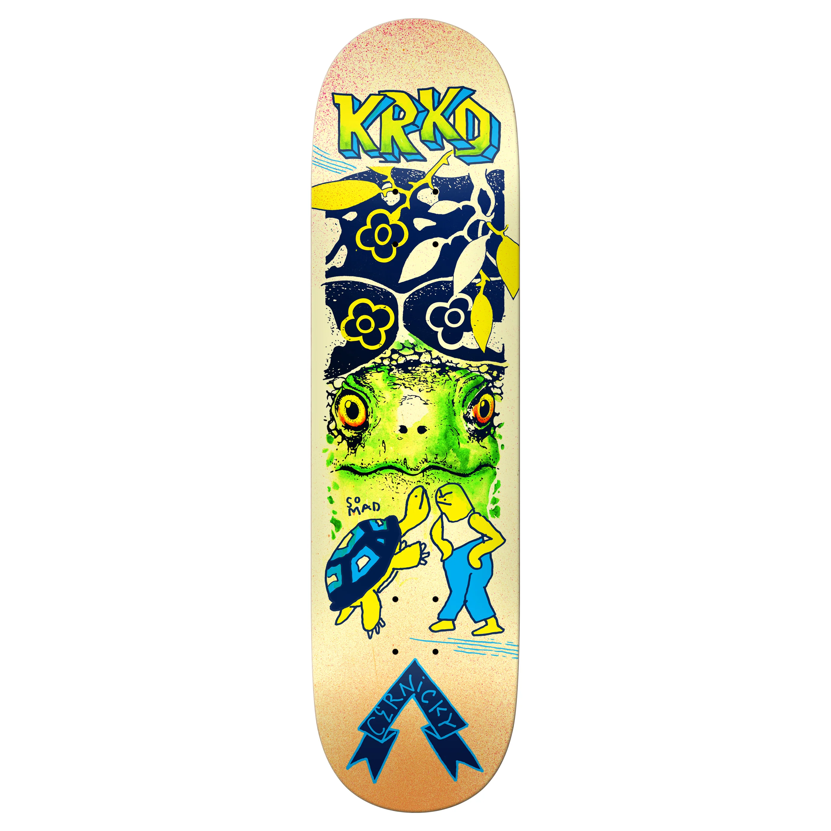 Krooked Skateboard Complete Cernicky Mad Turtle True Fit 8.5" x 31.35" - Image 2
