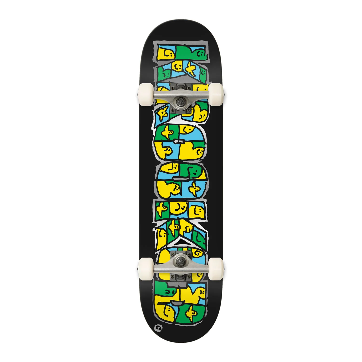 Krooked Skateboard Complete Gathering Black 8.0" x 31.8"