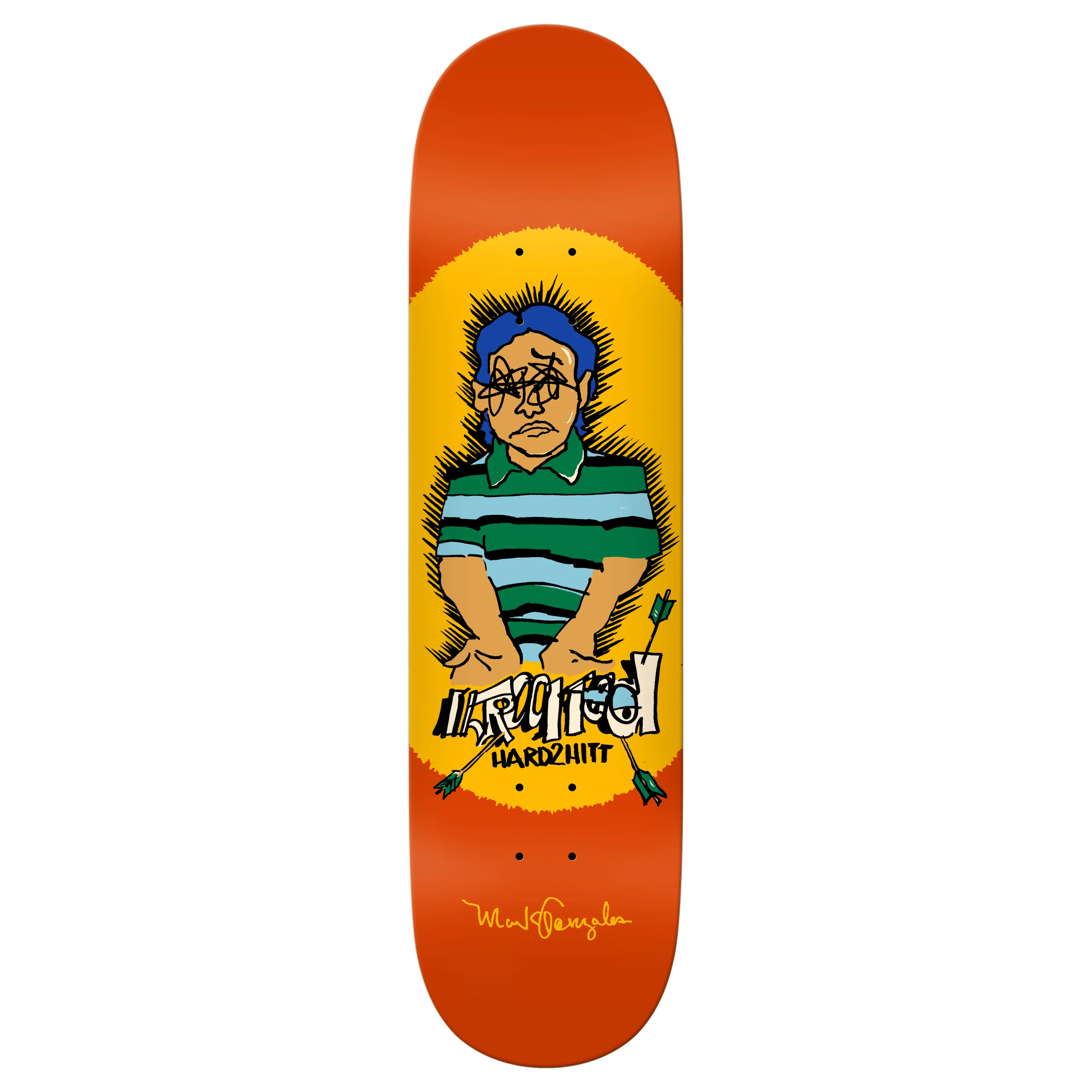 Krooked Skateboard Complete Gonz Hard2Hitt 8.5" x 31.85" - Image 2
