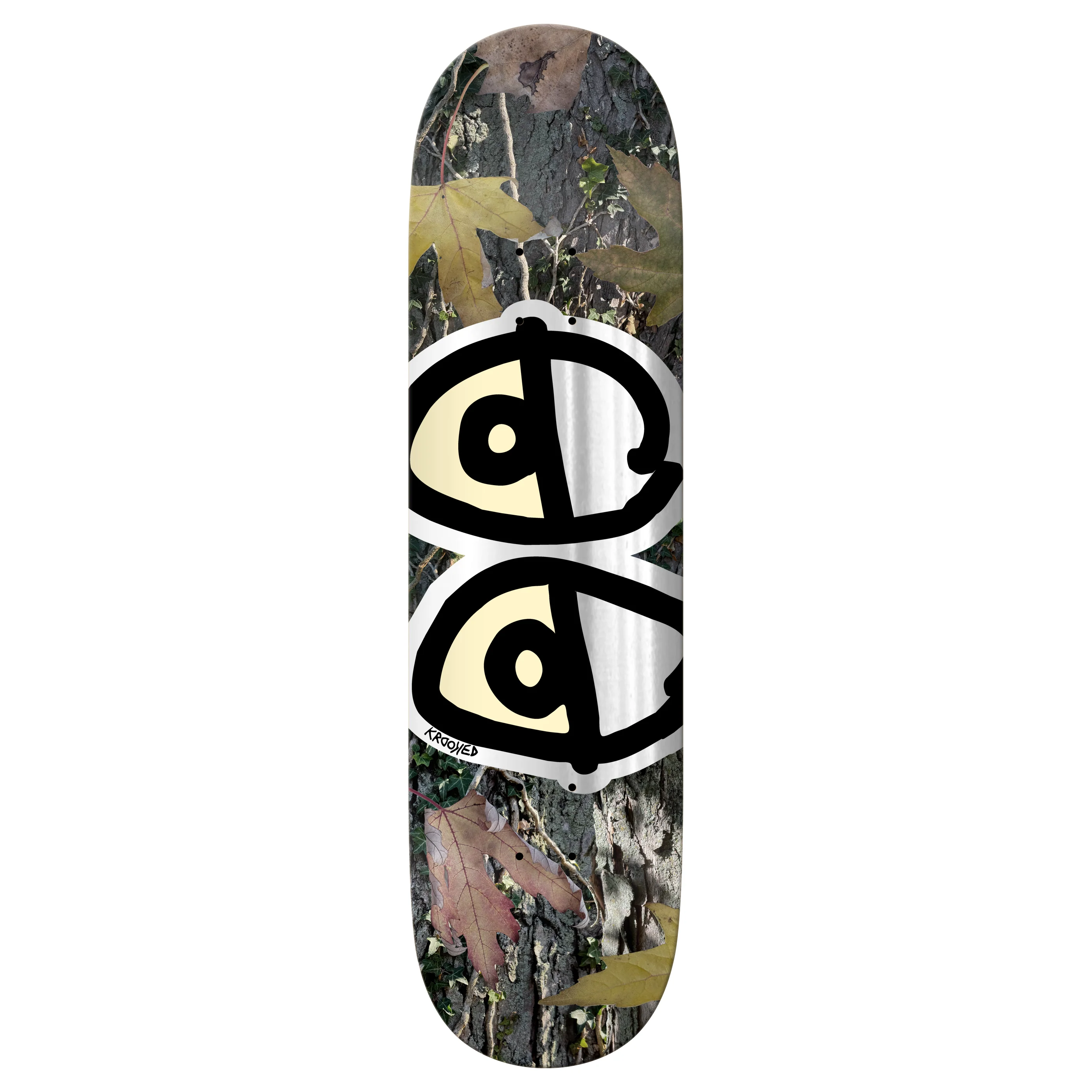 Krooked Skateboard Complete Team Eyes Camo 8.5" x 31.85" - Image 2
