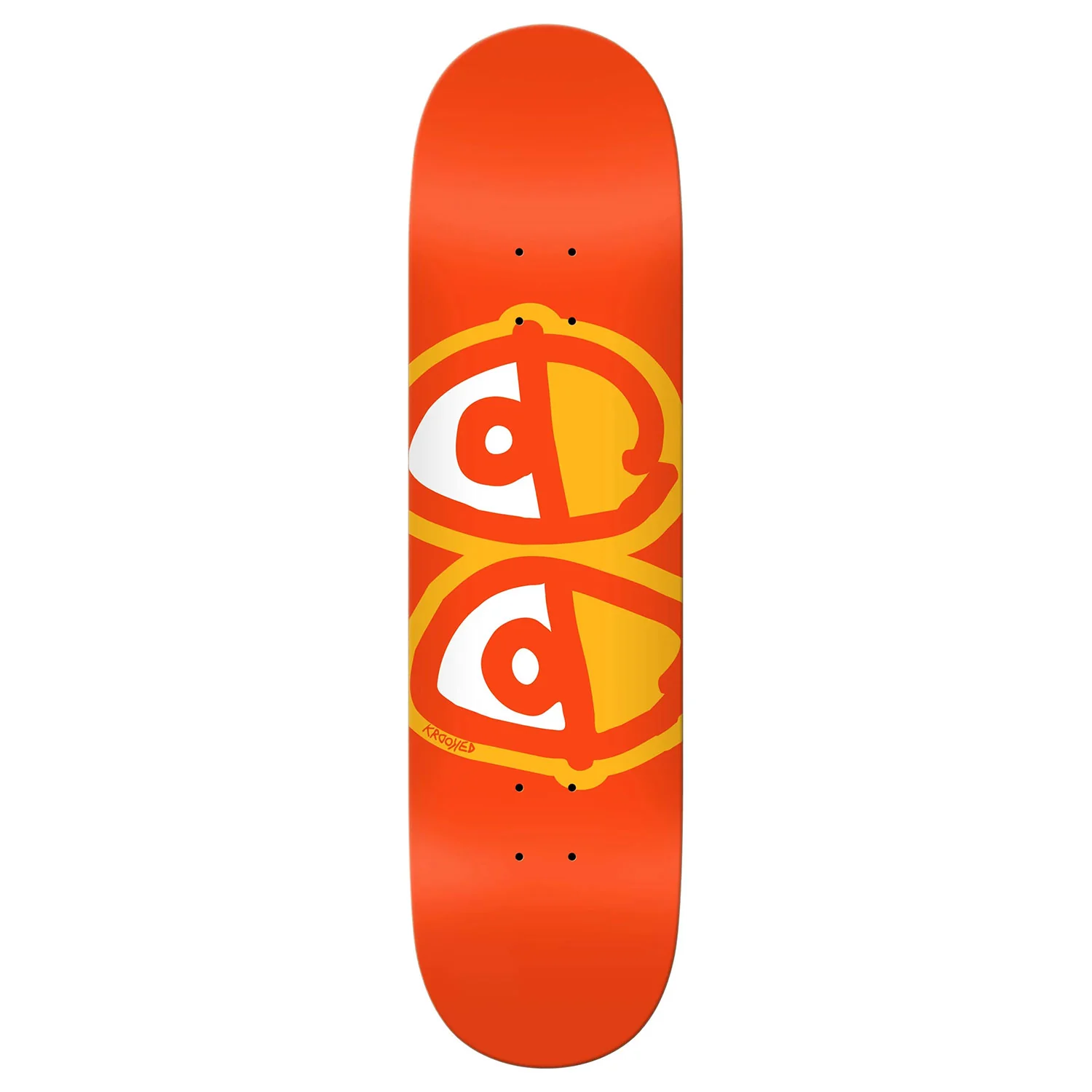Krooked Skateboard Deck Team Eyes 8.25" x 32"