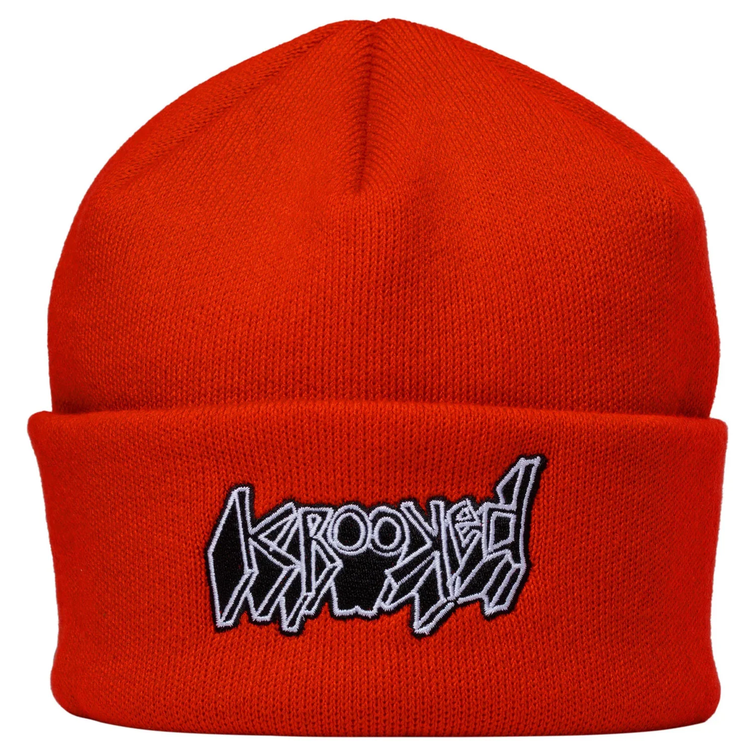 Krooked Skateboards Beanie VW Cuff Red