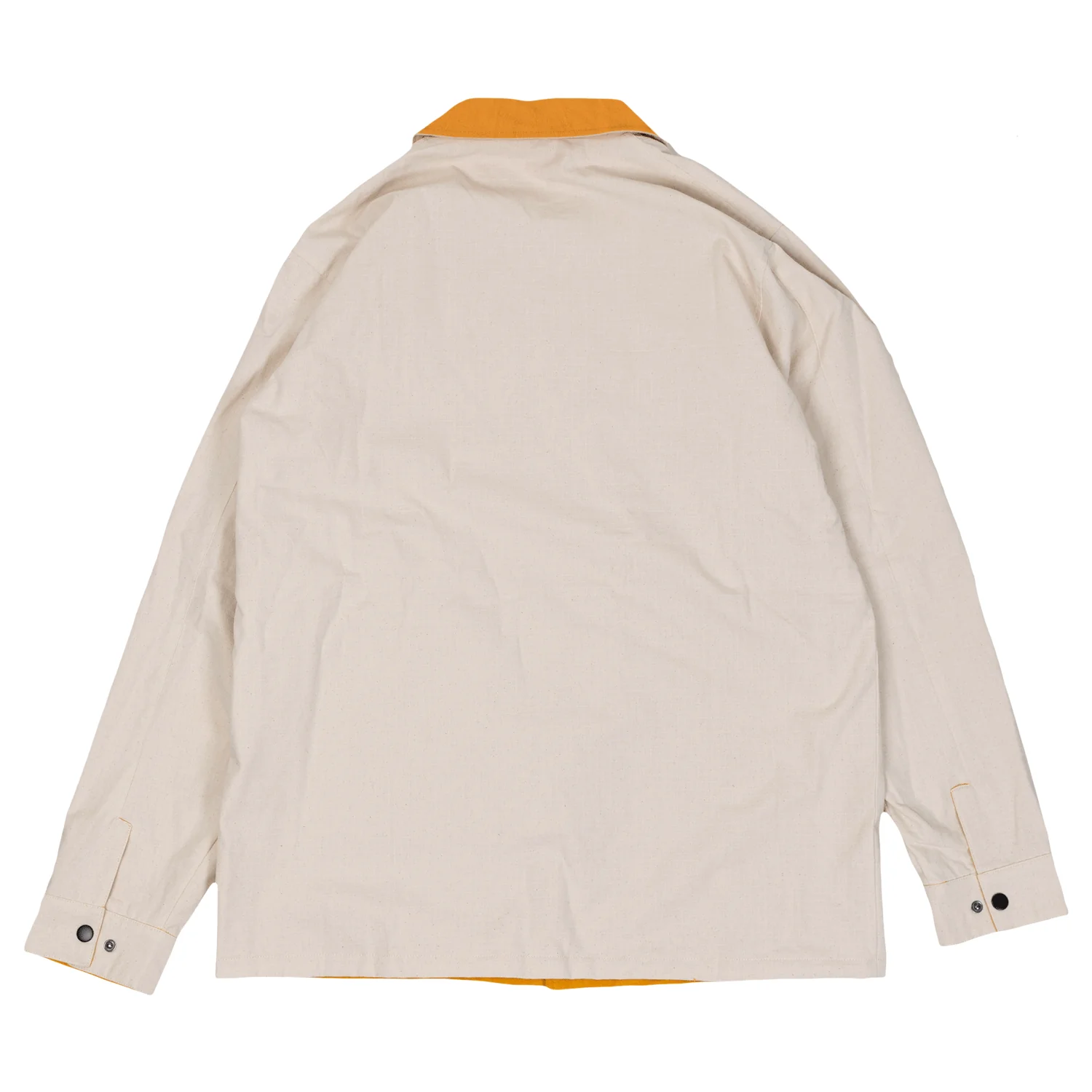 Krooked Skateboards Coat Moonsmile Raw Reversible Jacket Natural/Gold - Image 3