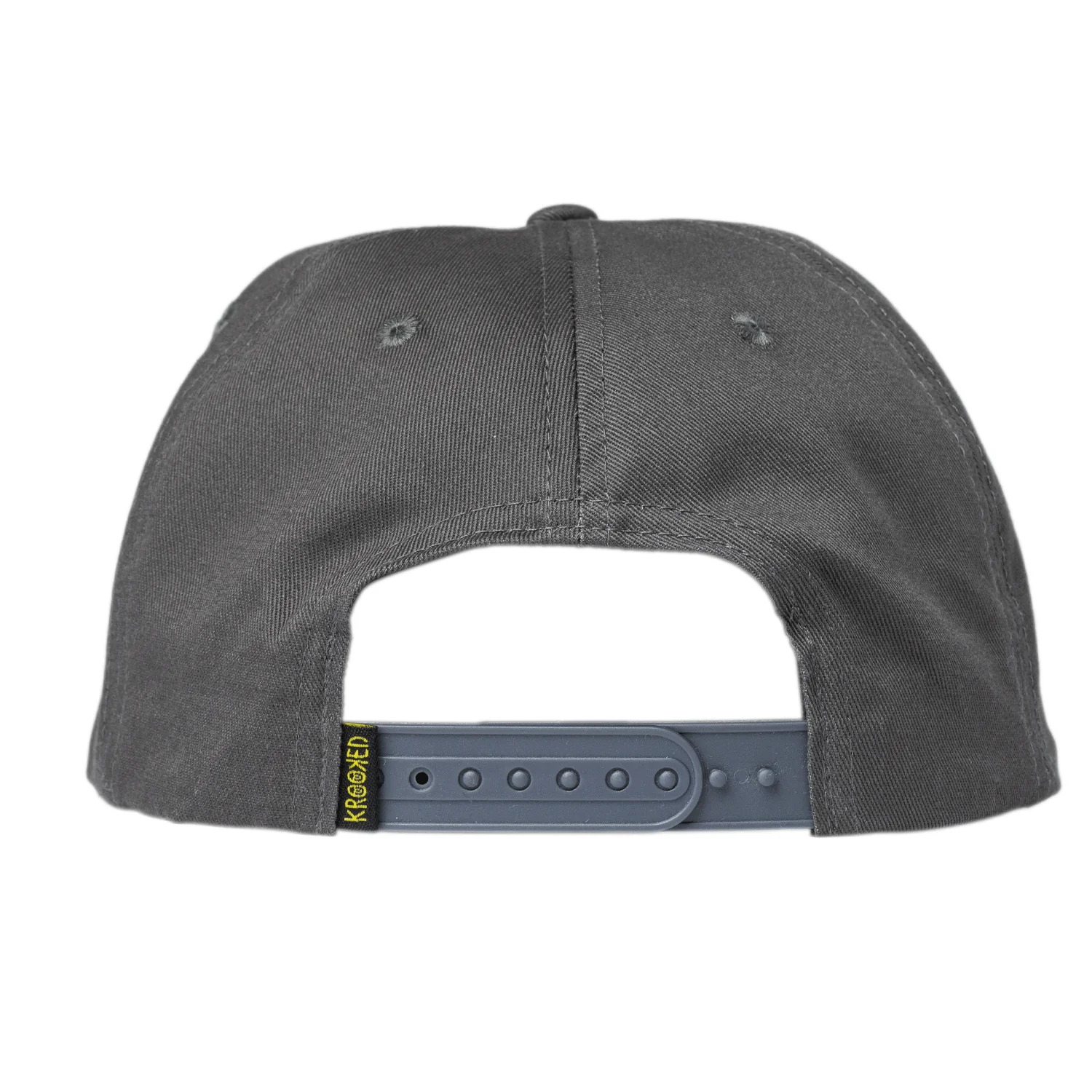 Krooked Skateboards Hat Eyes Snapback Silver - Image 2