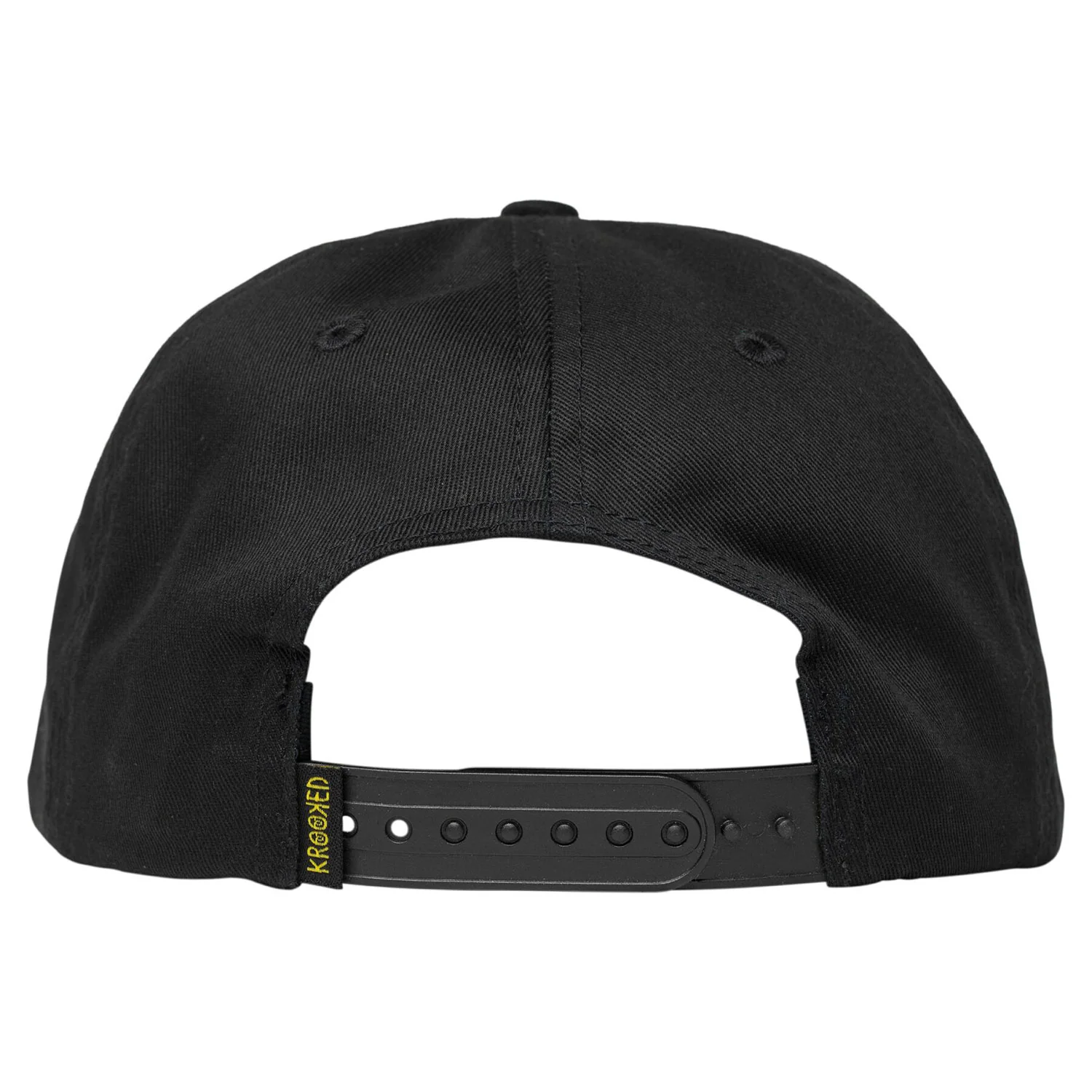 Krooked Skateboards Hat Koffin Snapback Black - Image 2