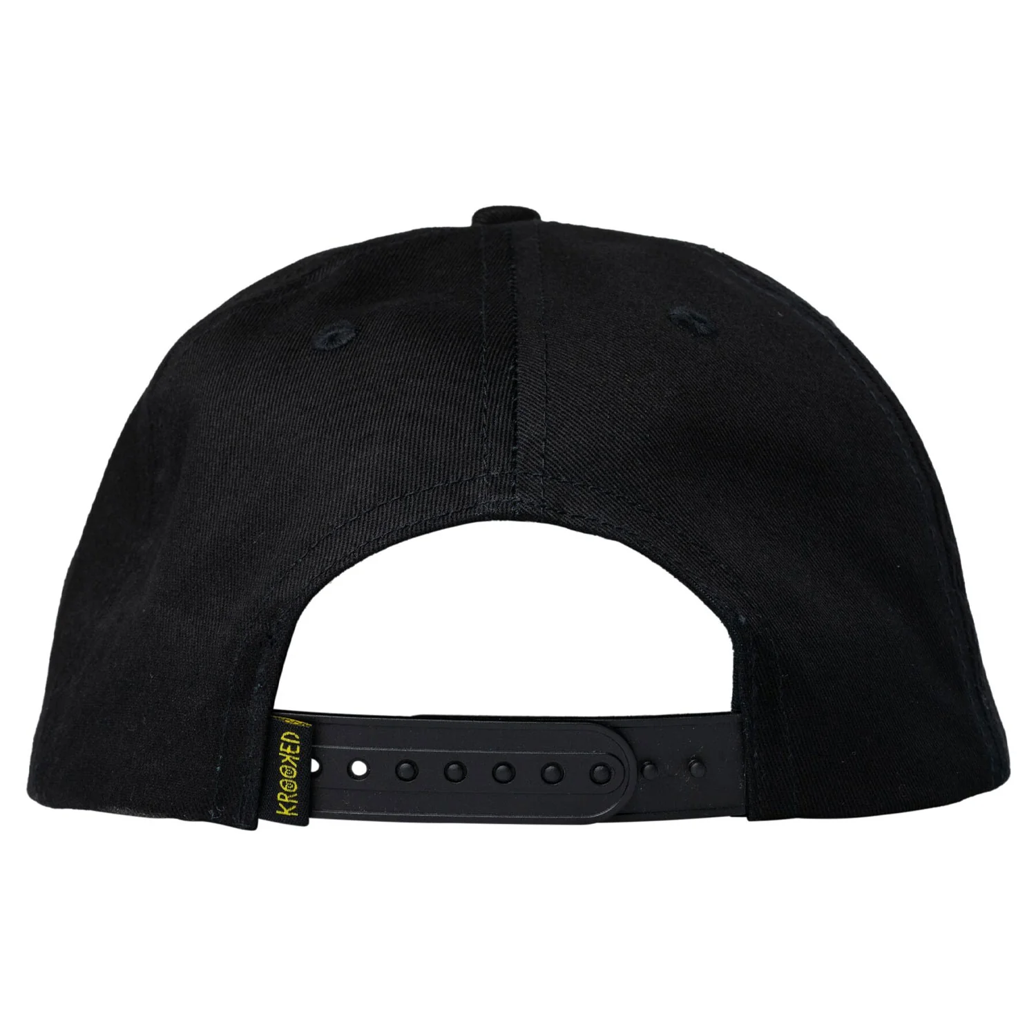 Krooked Skateboards Hat Moonsmiley Snapback Black Black - Image 2