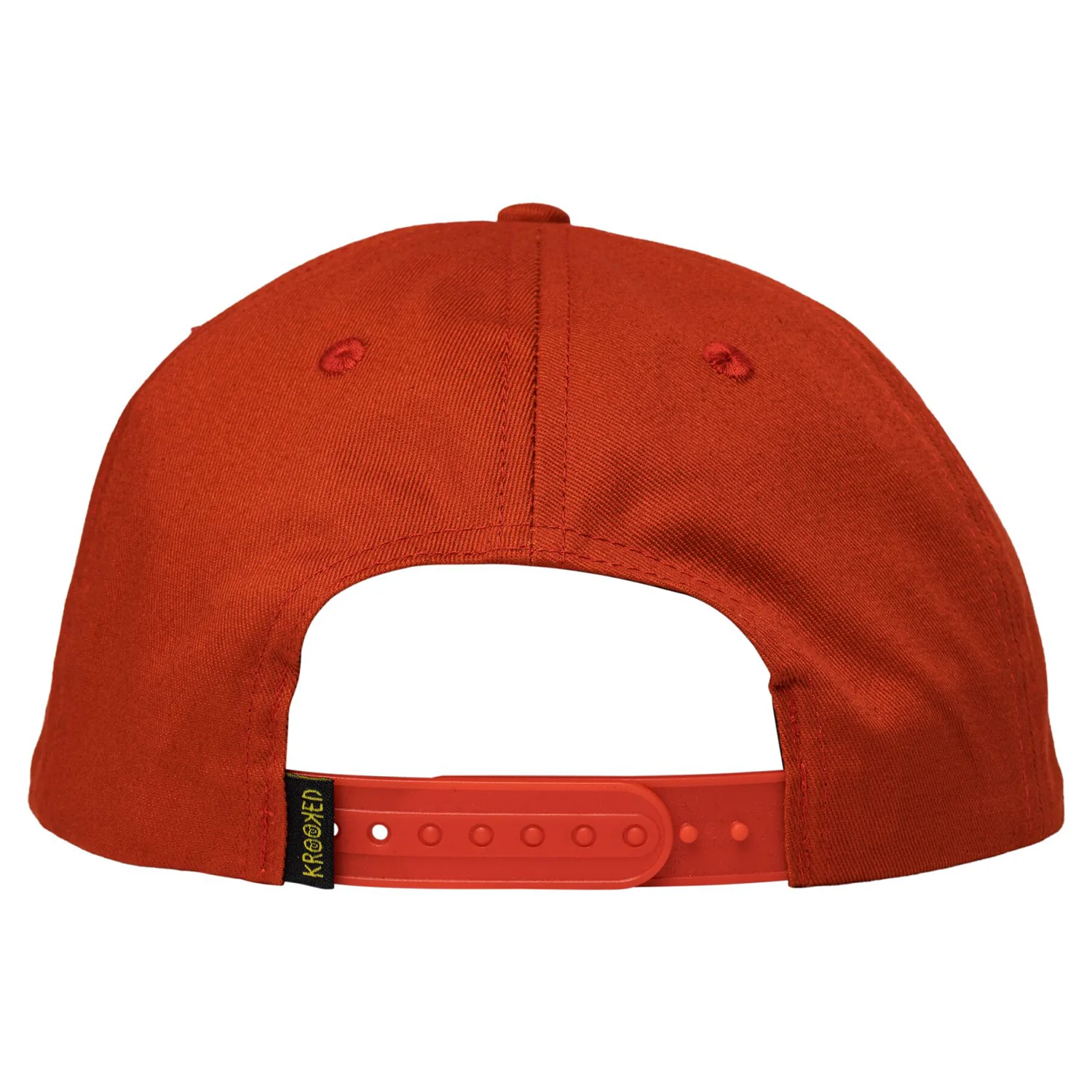 Krooked Skateboards Hat Sweatpants Redux Snapback Dark Red - Image 2