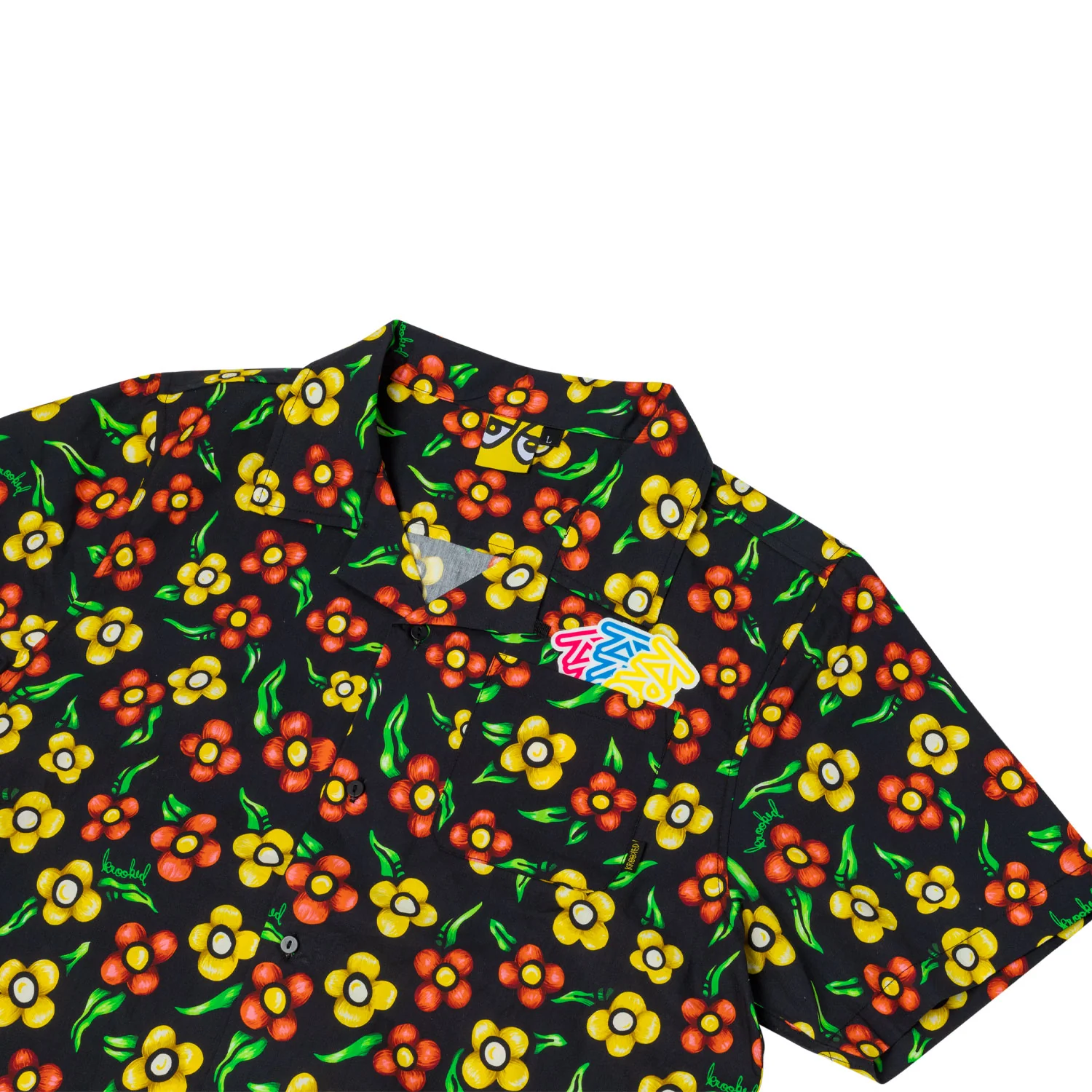 Krooked Skateboards Shirt Aloha Flower Multi - Image 4