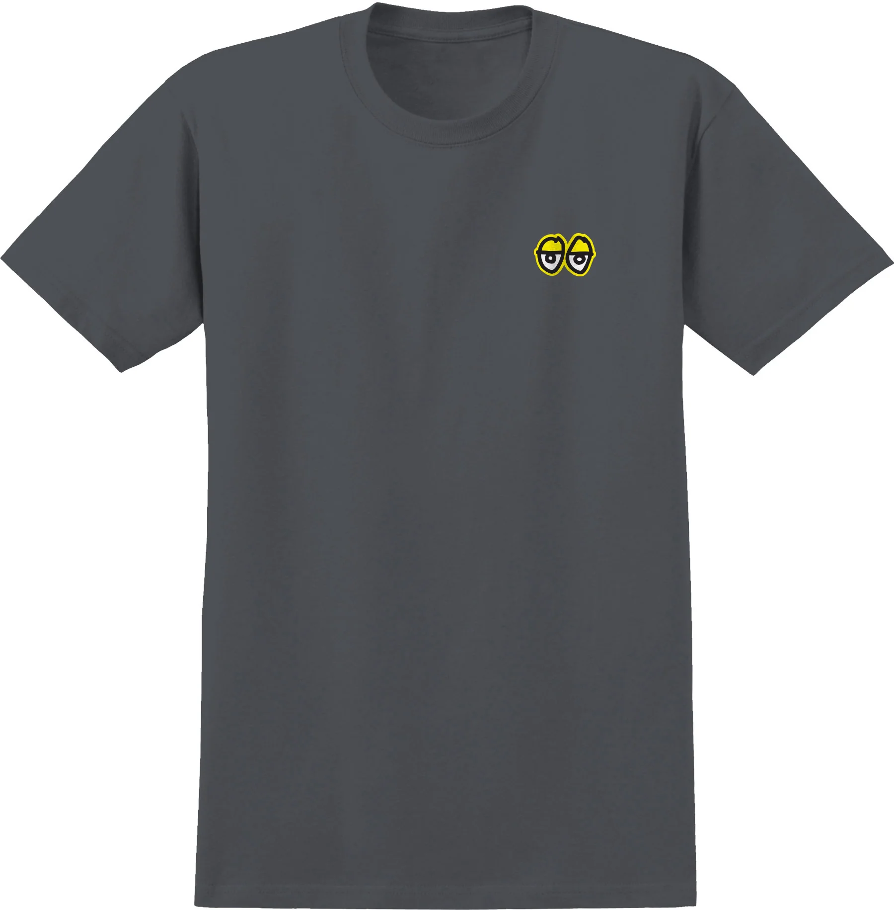 Krooked Skateboards Shirt Strait Eyes Charcoal