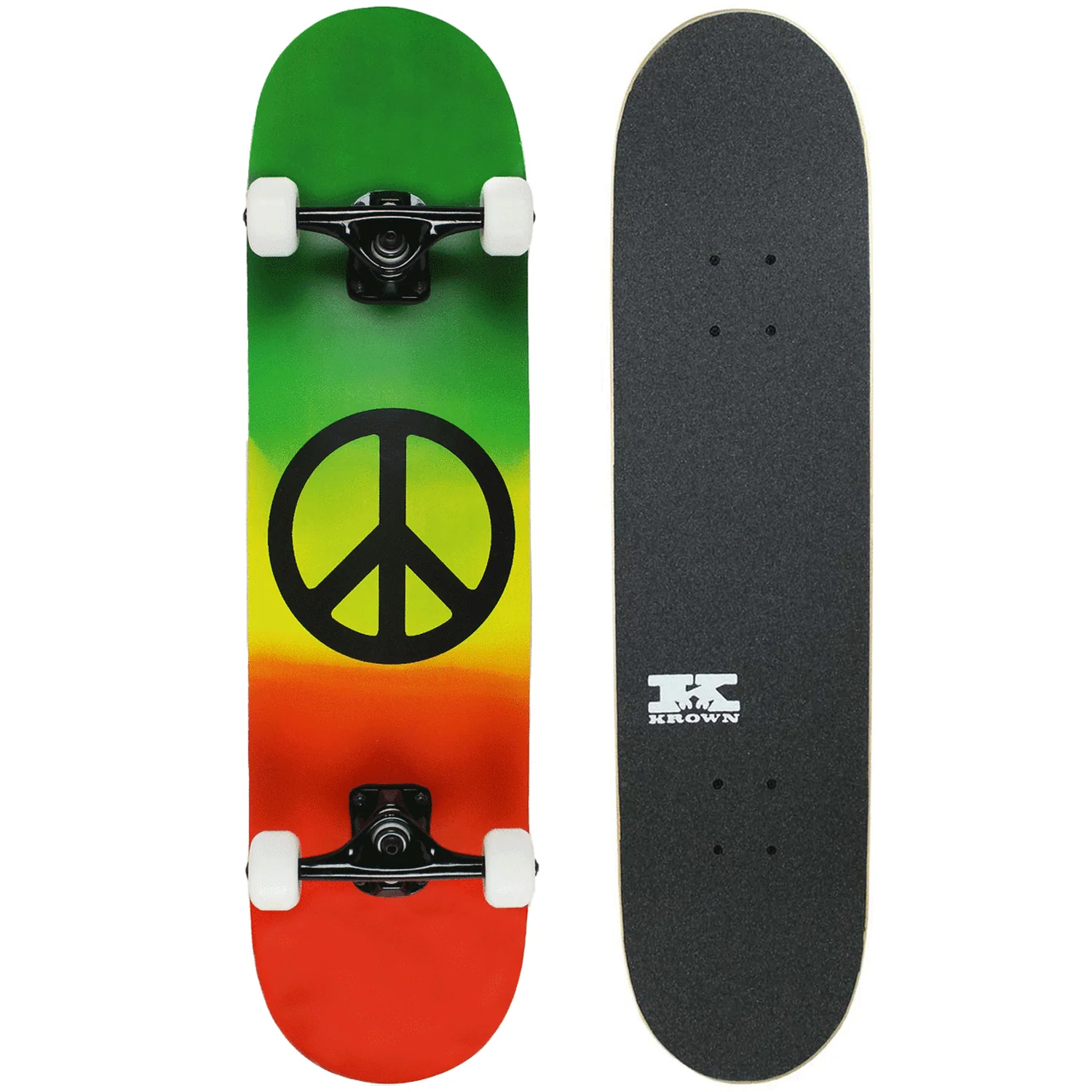 Krown KPC Complete Rasta Peace 7.75"