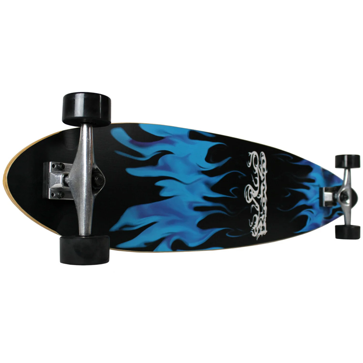 Krown Longboard Complete Pintail Blue Flame - Image 4