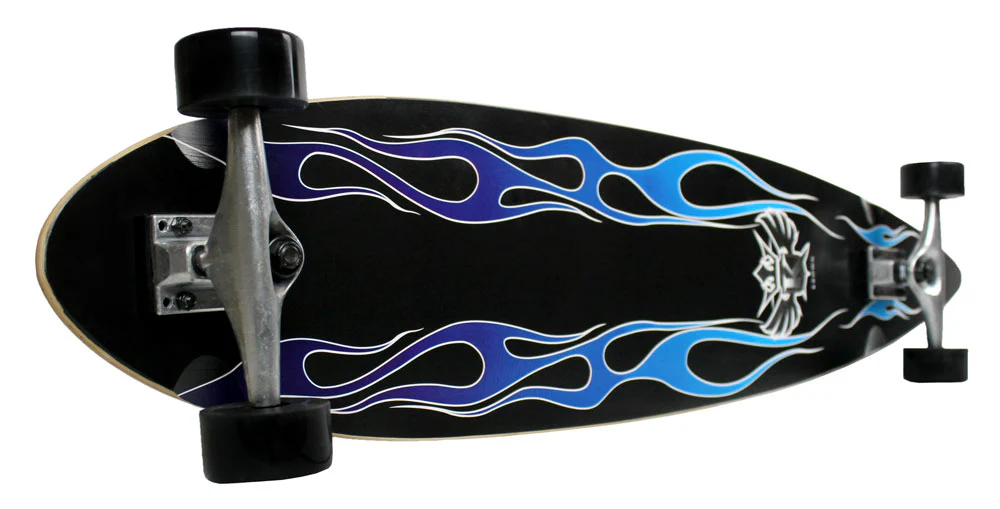 Krown Longboard Complete Pintail Classic Black