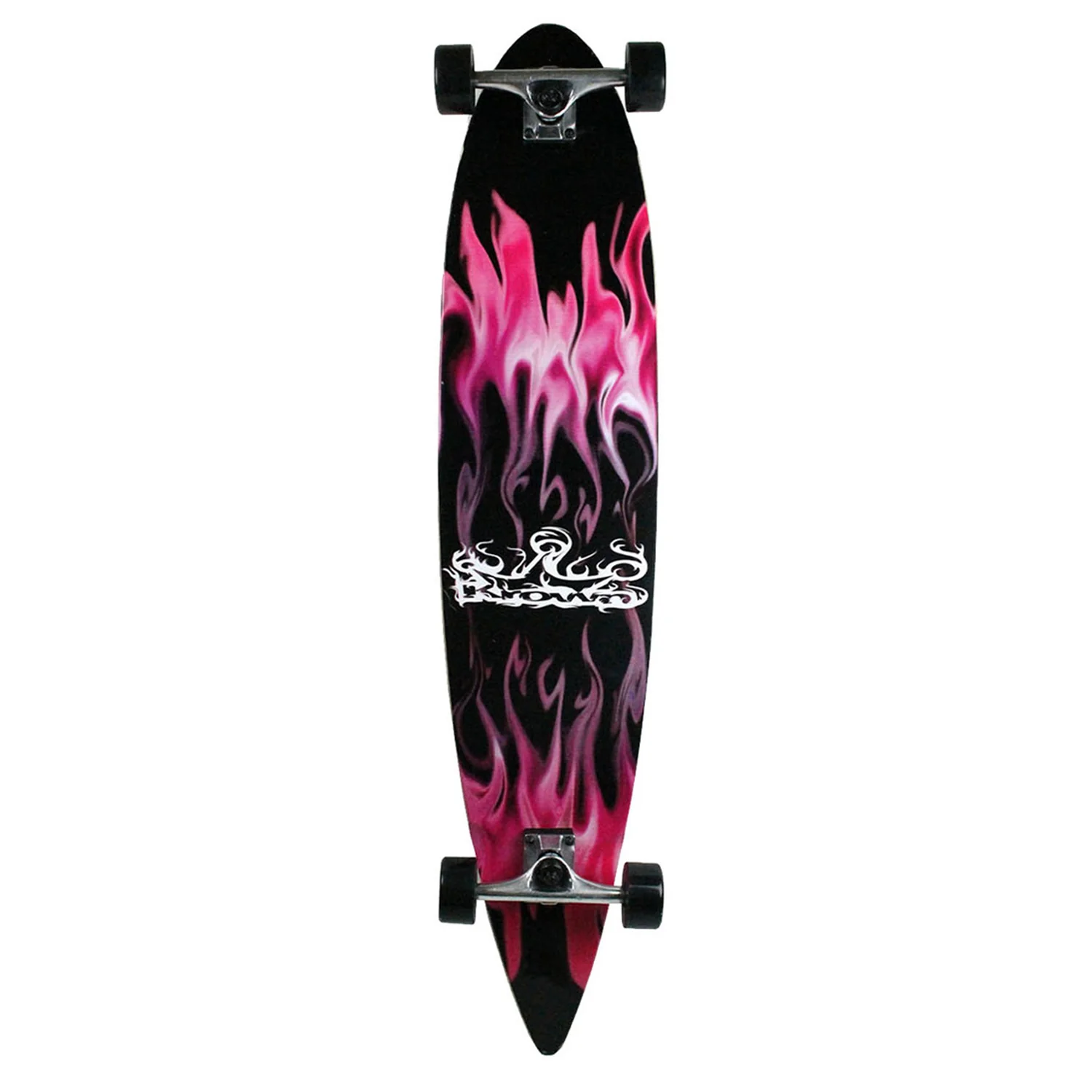 Krown Longboard Complete Pintail Purple Flame - Image 2