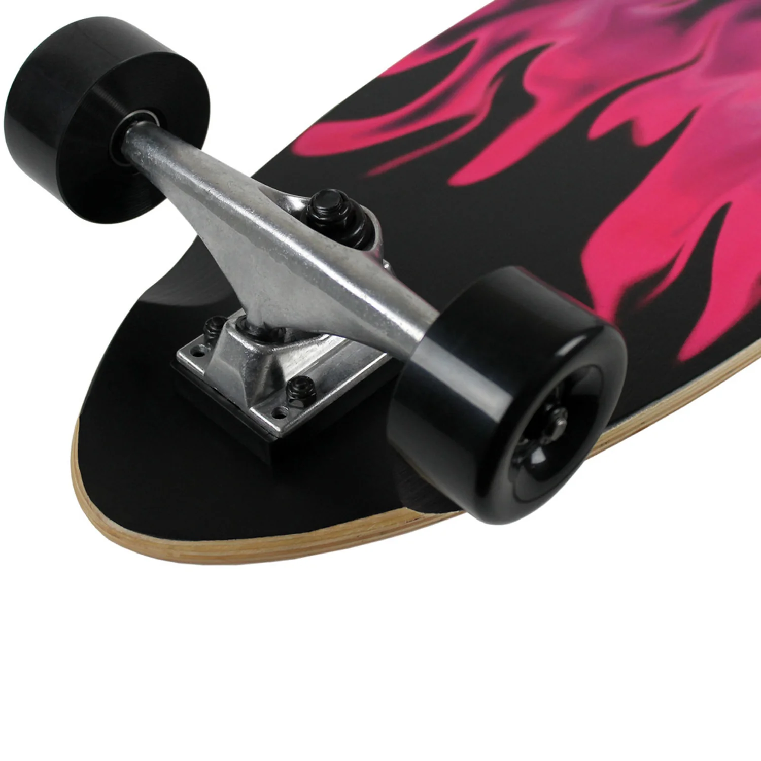 Krown Longboard Complete Pintail Purple Flame - Image 3