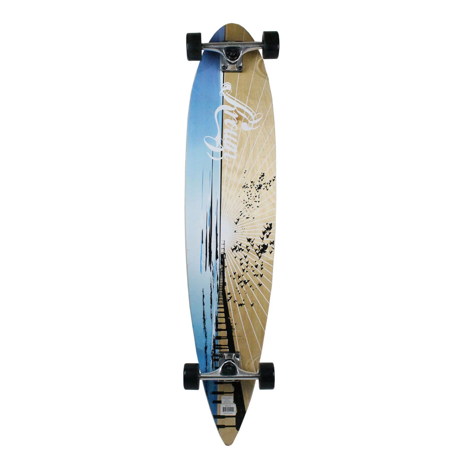 Krown Longboard Complete Pintail Sunset Pier - Image 2