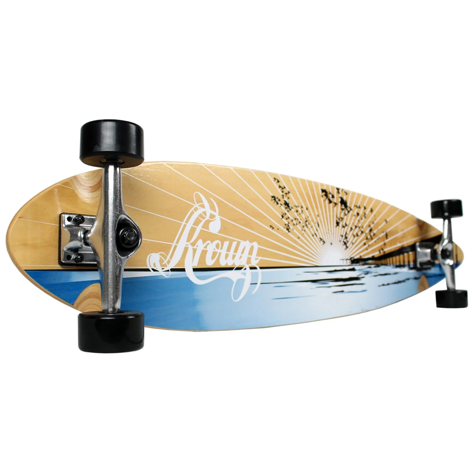 Krown Longboard Complete Pintail Sunset Pier - Image 4