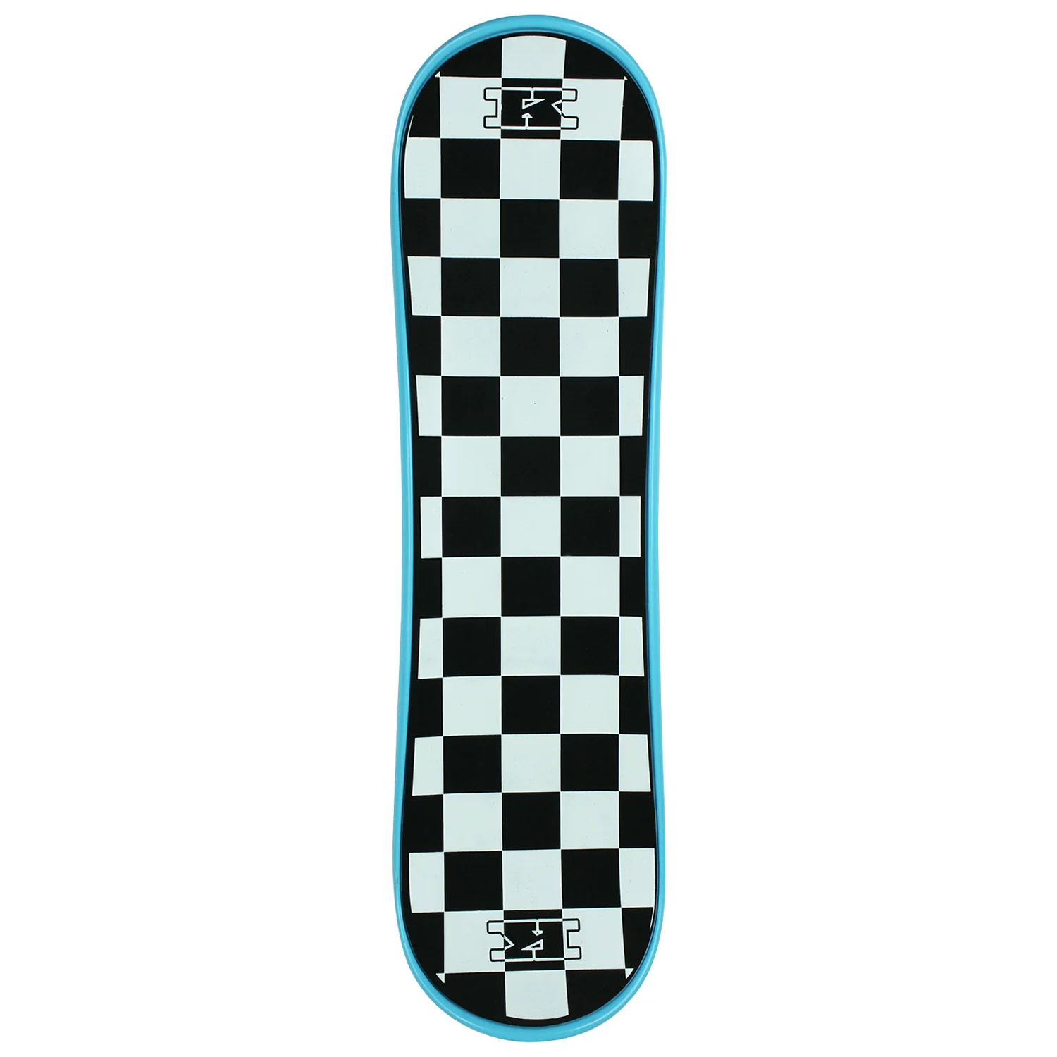 Krown Snowskate 9" x 32" Checker Cyan Blue