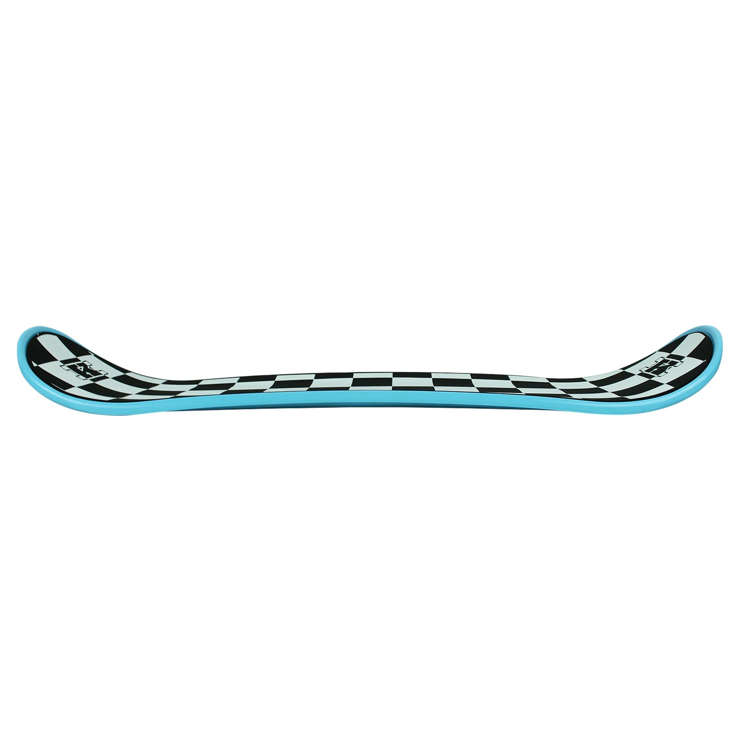 Krown Snowskate 9" x 32" Checker Cyan Blue - Image 2
