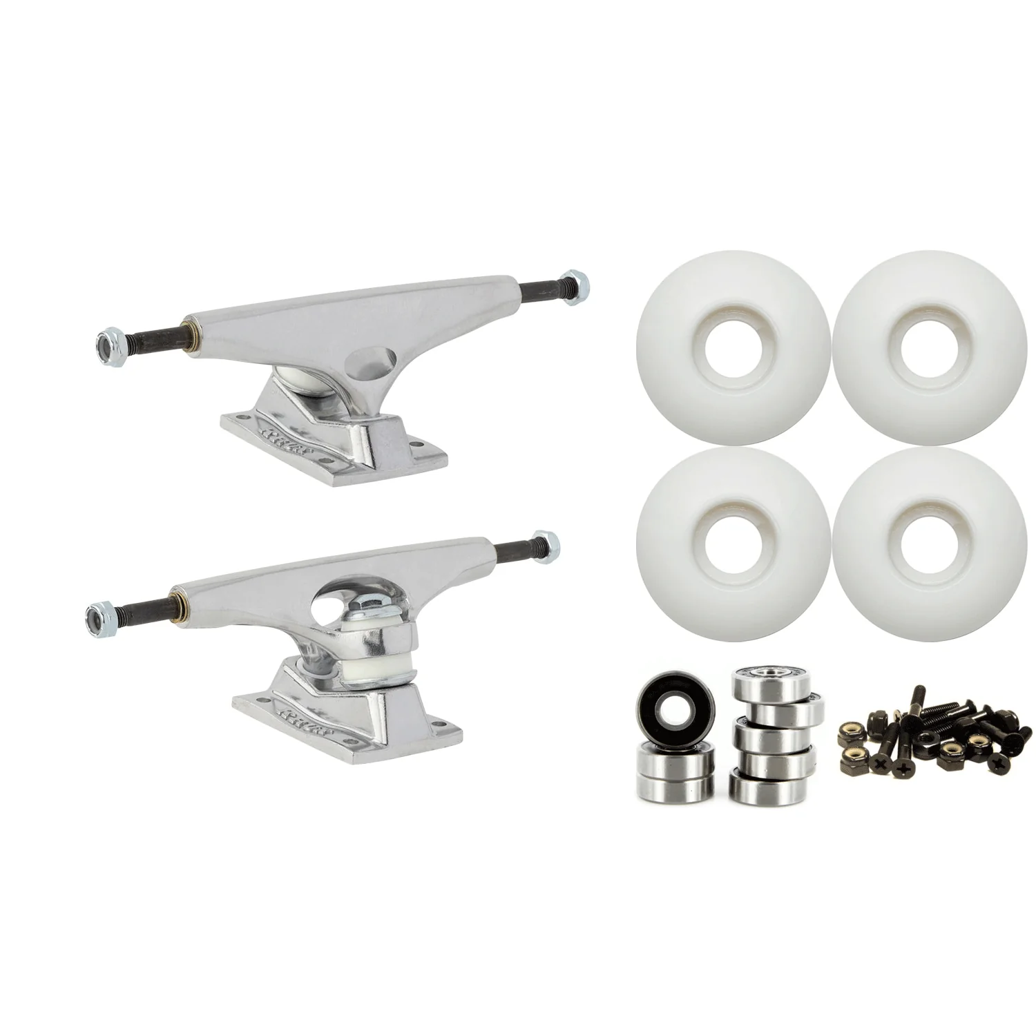 Krux DLK (8.5") Skateboard Trucks 52mm Wheels and Bearing Combo Package