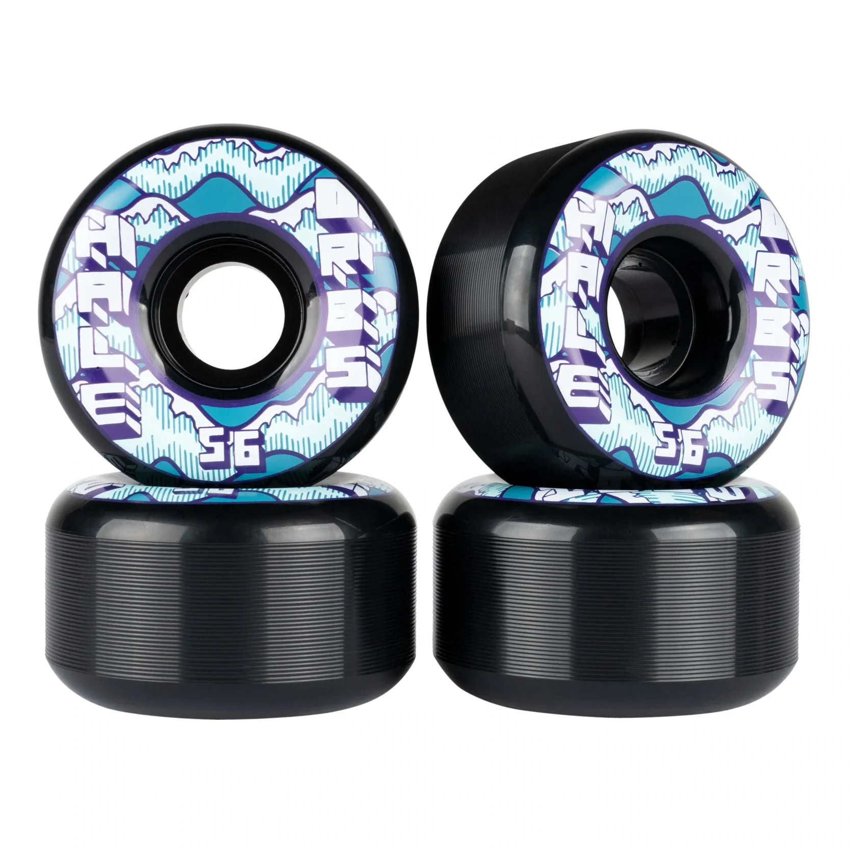 Krux Skateboard Trucks DLK Raw 8.0" Welcome Specter 56mm, Bones Reds Bearings - Image 3