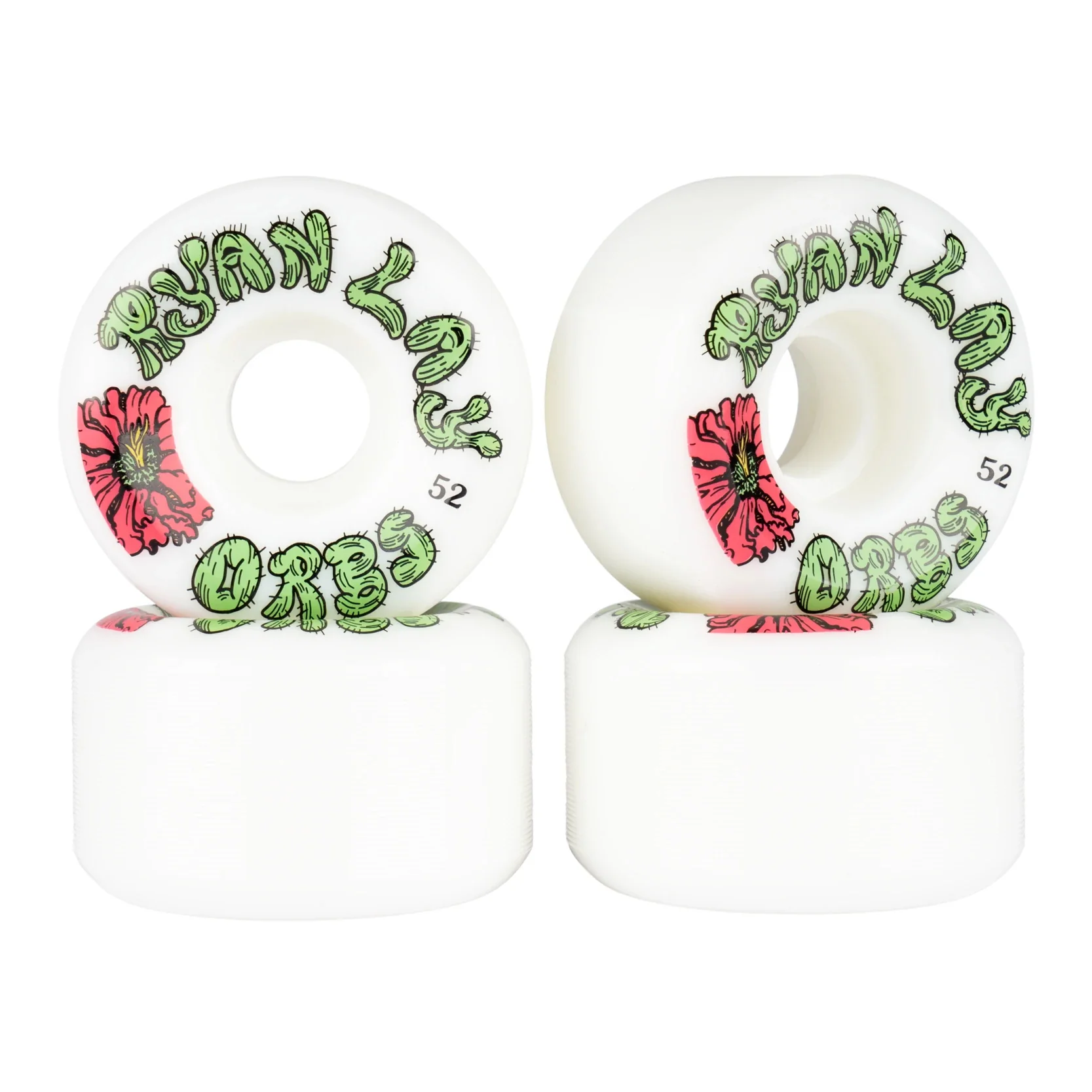 Krux Skateboard Trucks DLK Raw 8.25" Welcome Specter 52mm, Bones Reds Bearings - Image 3