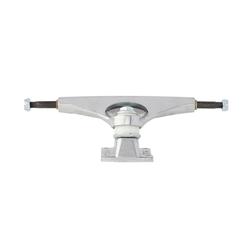 Krux Skateboard Trucks Polished K5 DLK Silver 9.0" Down Low Kingpin Pair - Image 4