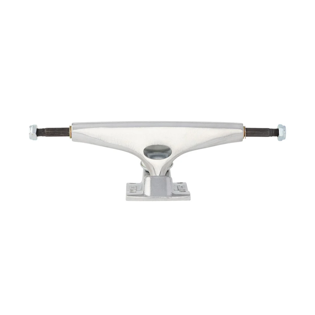 Krux Skateboard Trucks Polished K5 DLK Silver 9.0" Down Low Kingpin Pair - Image 5