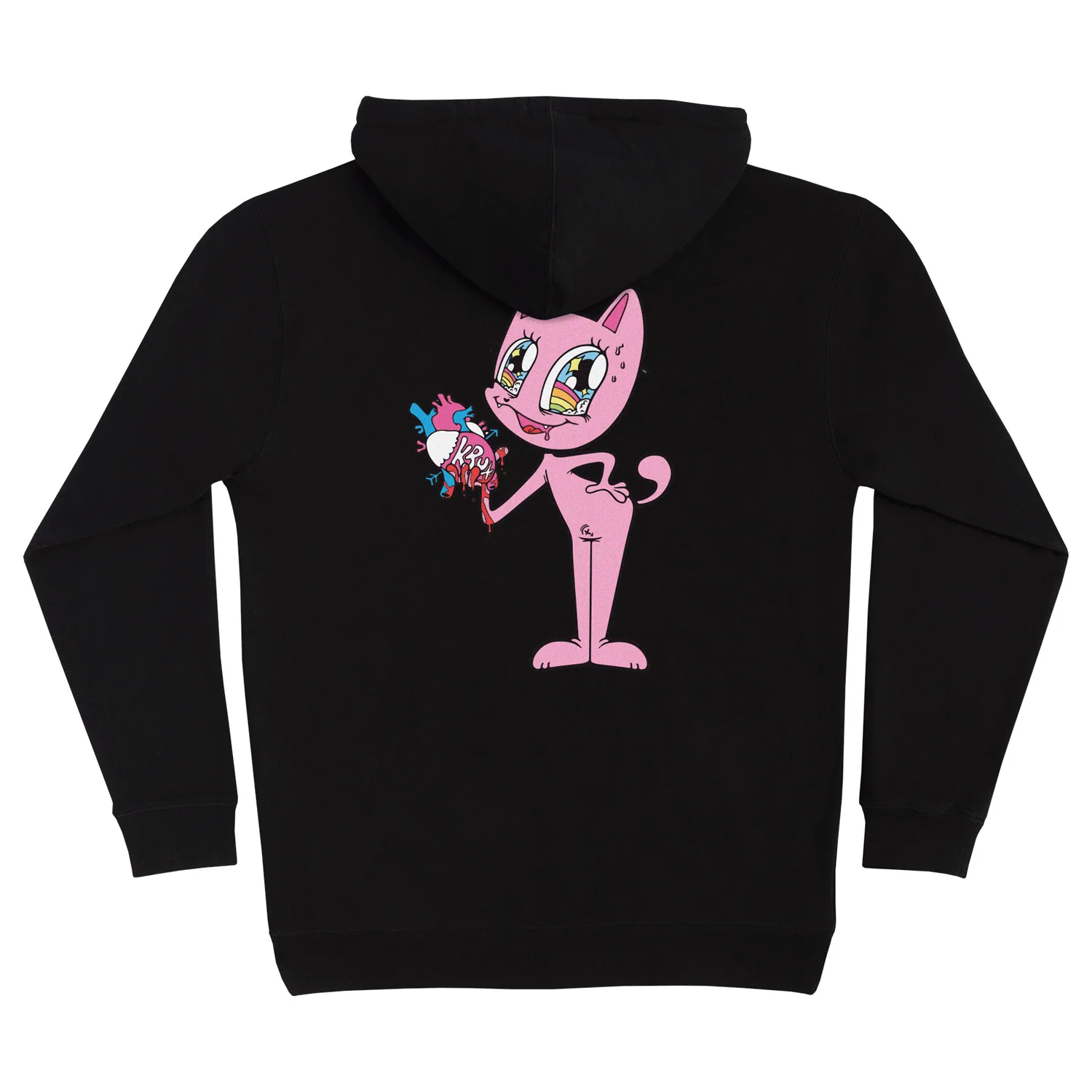 Krux Trucks Hoody It's Fur You Pullover Black