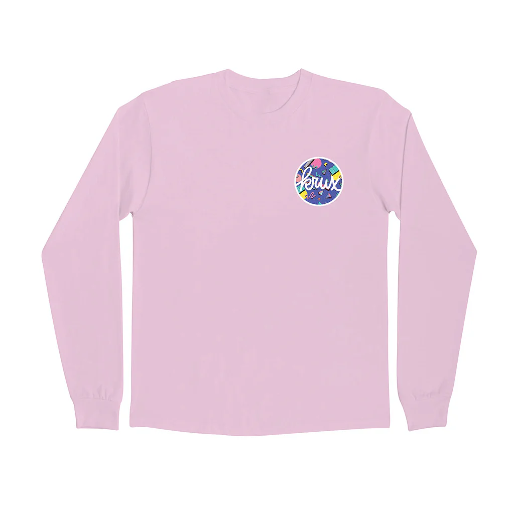 Krux Trucks Longsleeve Shirt 90s Pink - Image 2