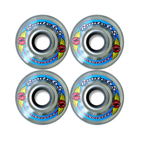 Kryptonics Wheels Route 65mm 78A Clear