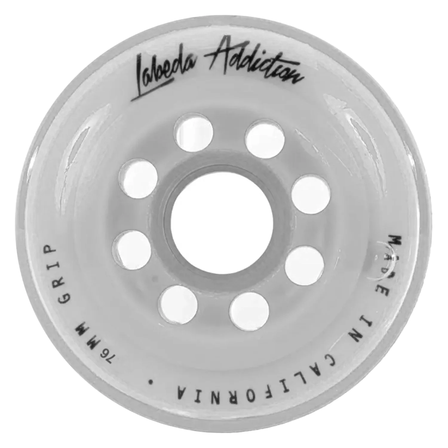 Labeda Roller Hockey Wheels - Addiction 76mm 76A White (8-Pack) - Image 2