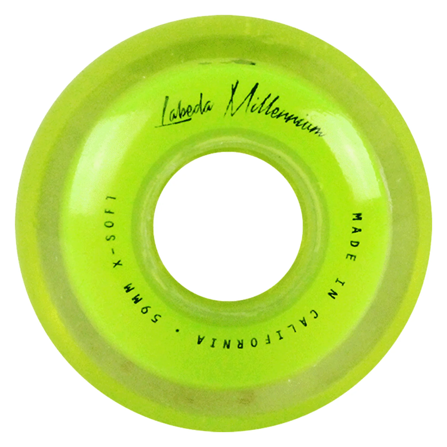 Labeda Roller Hockey Wheels - Millennium Gripper 59mm 74A Green (4-Pack) - Image 2