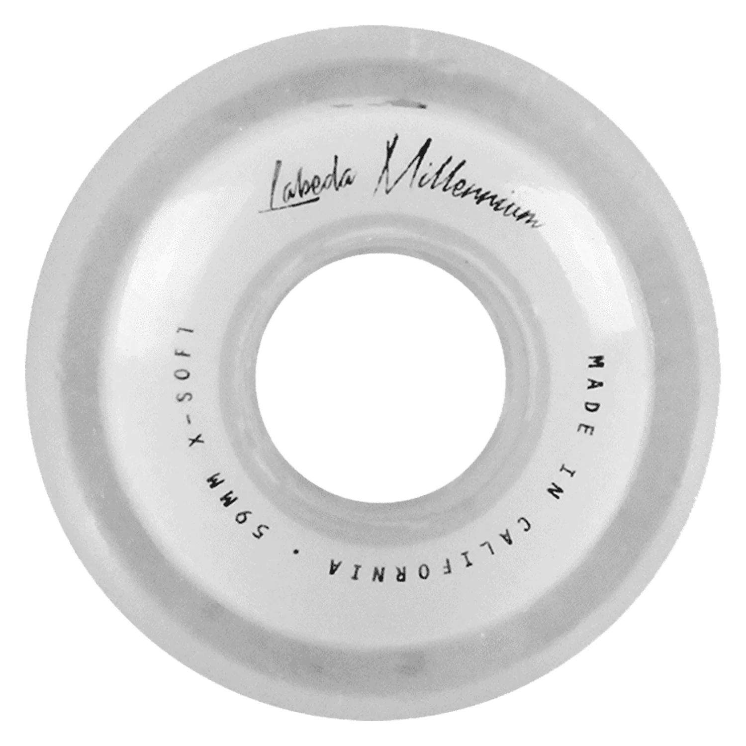 Labeda Roller Hockey Wheels - Millennium Gripper 59mm 74A White (Single)