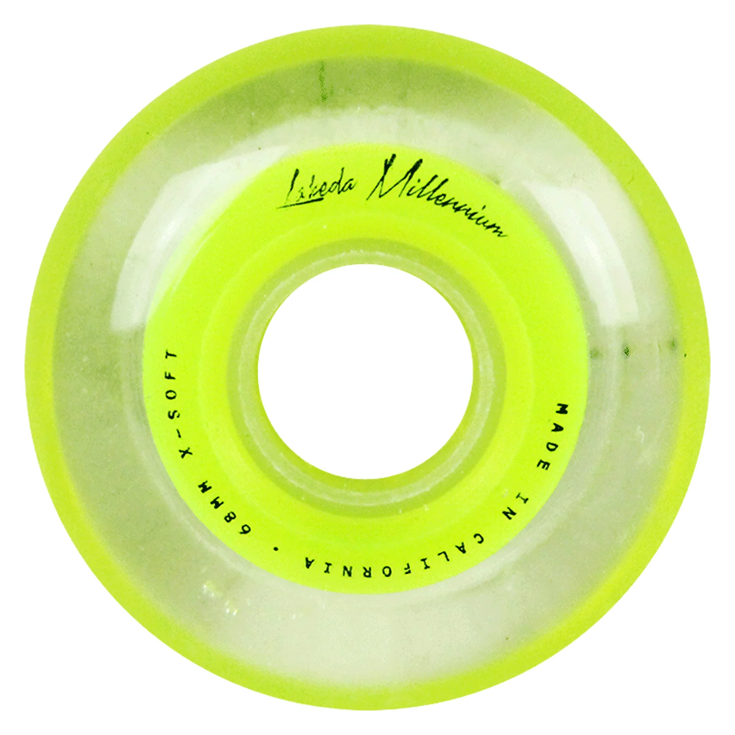 Labeda Roller Hockey Wheels - Millennium Gripper 68mm 74A Green (8-Pack) - Image 2