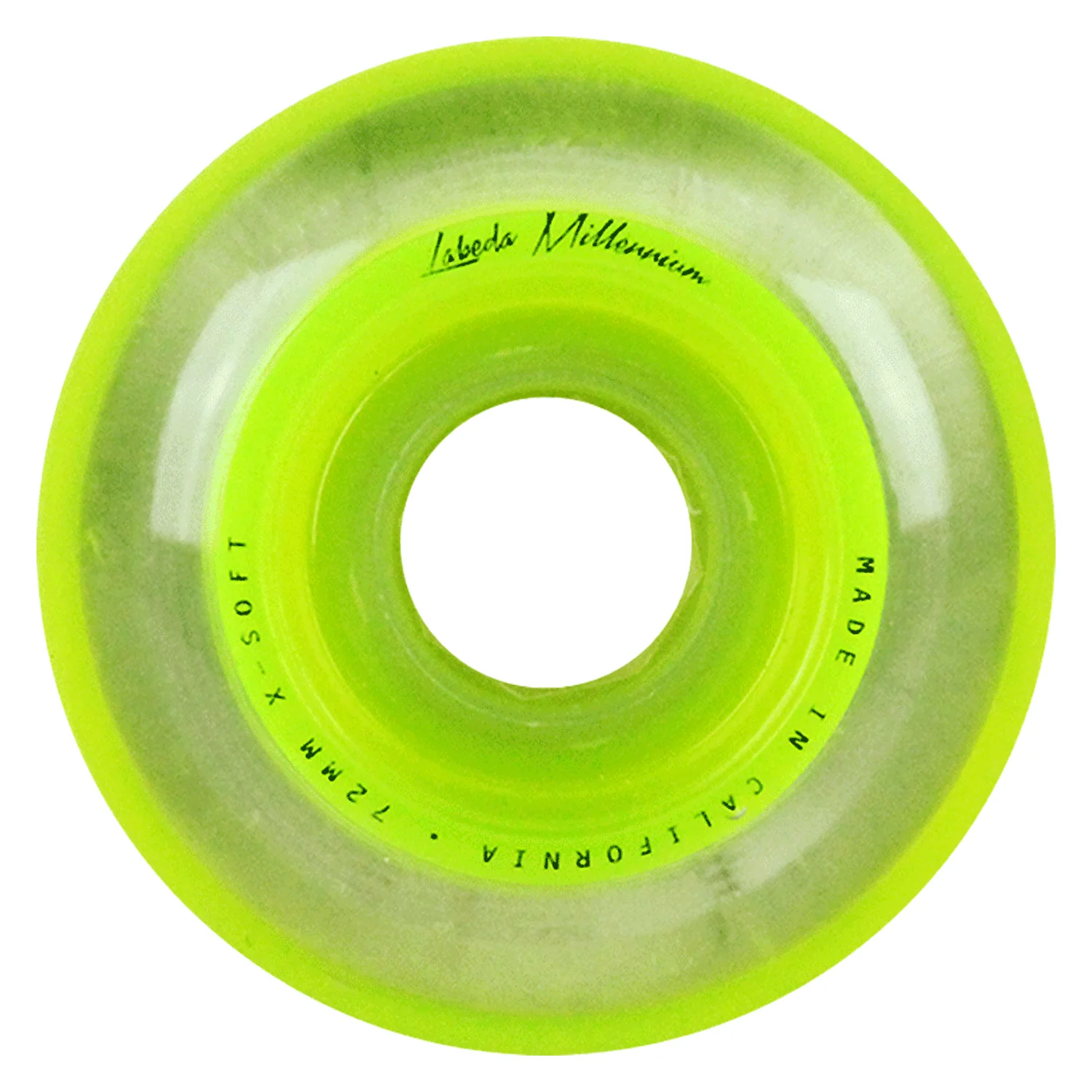 Labeda Roller Hockey Wheels - Millennium Gripper 72mm 74A Green (8-Pack) - Image 2